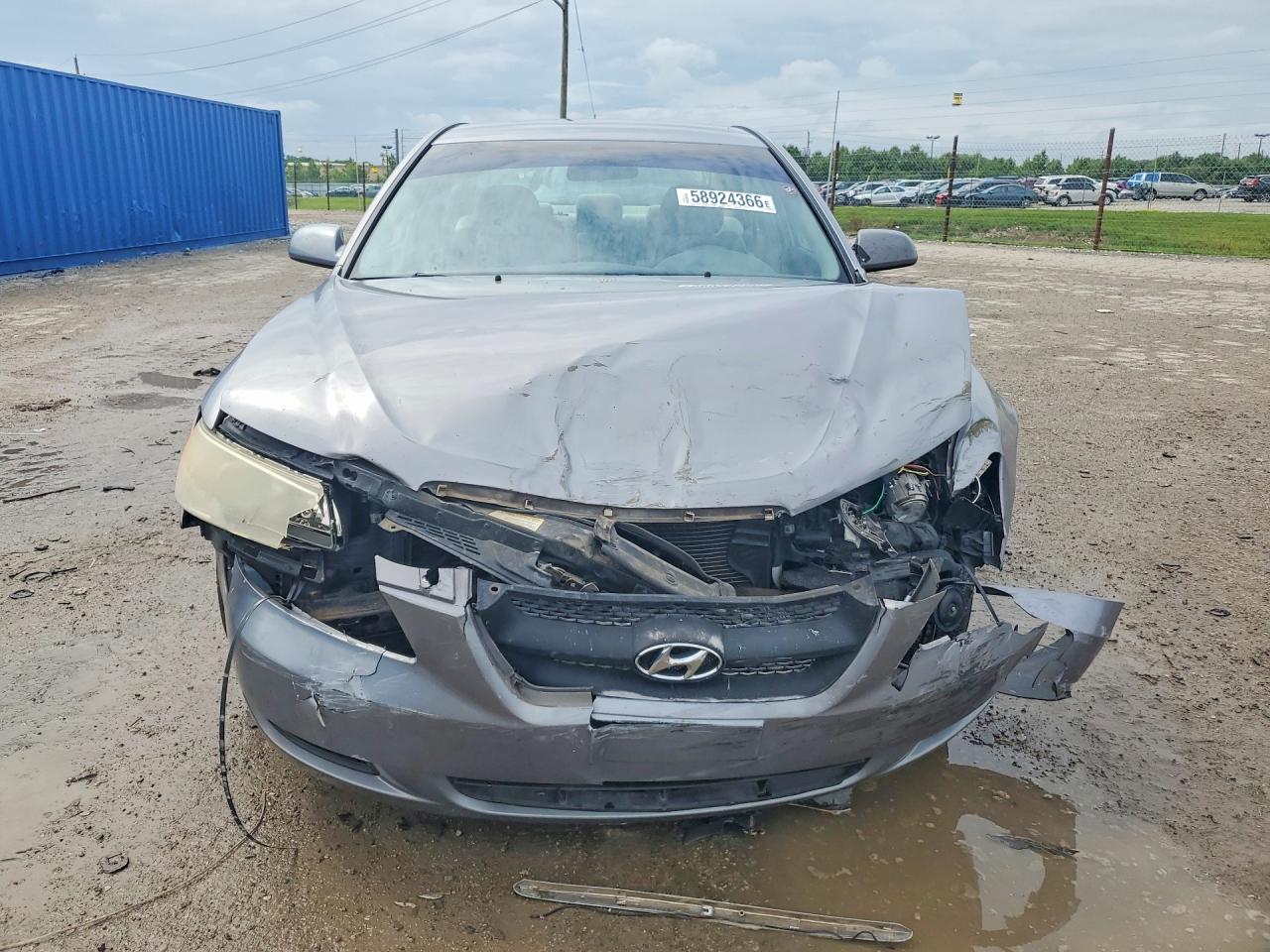 2008 Hyundai Sonata Gls Gray vin: 5NPET46C48H339719