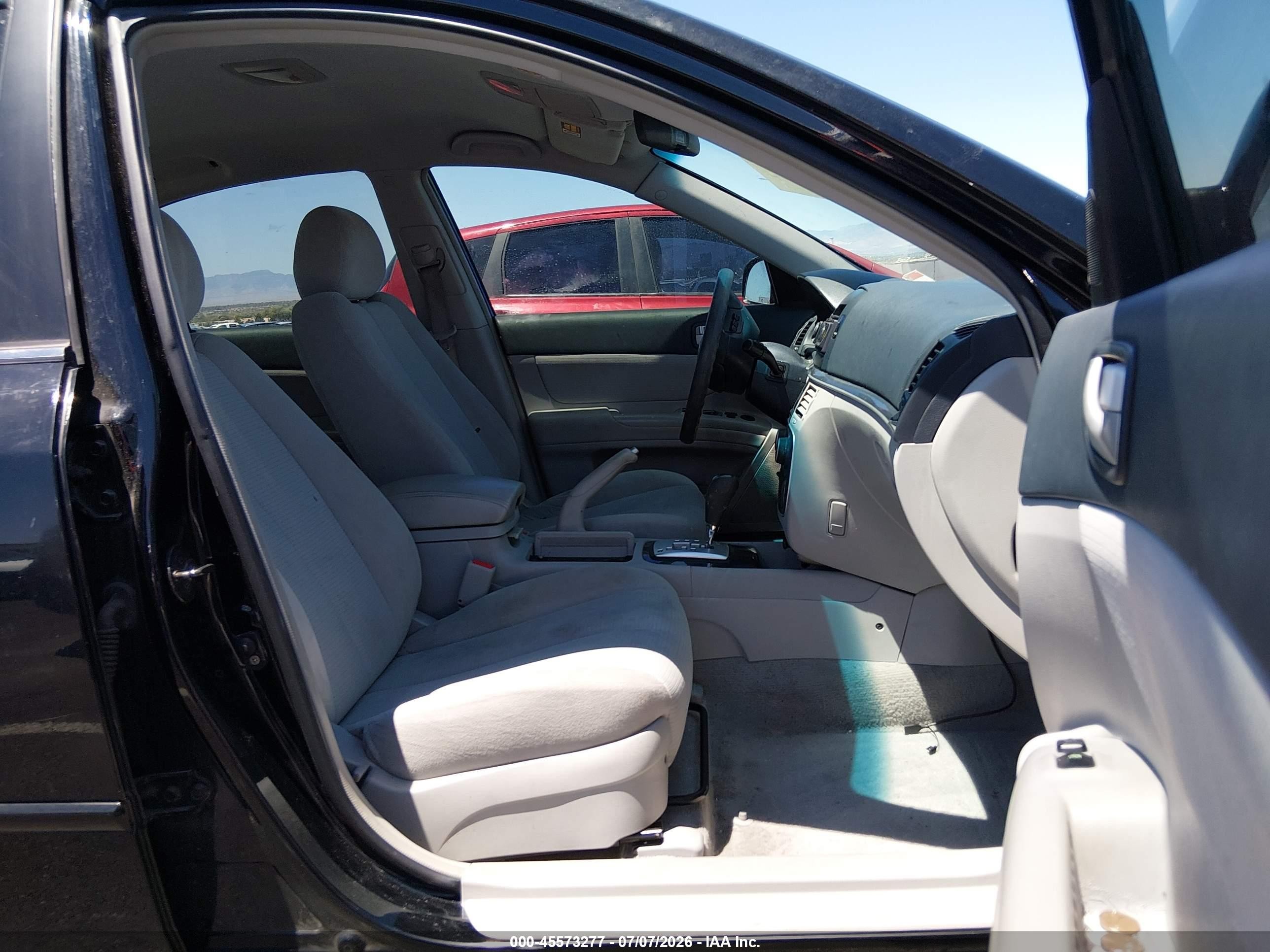 2008 Hyundai Sonata Gls Black vin: 5NPET46C48H346265
