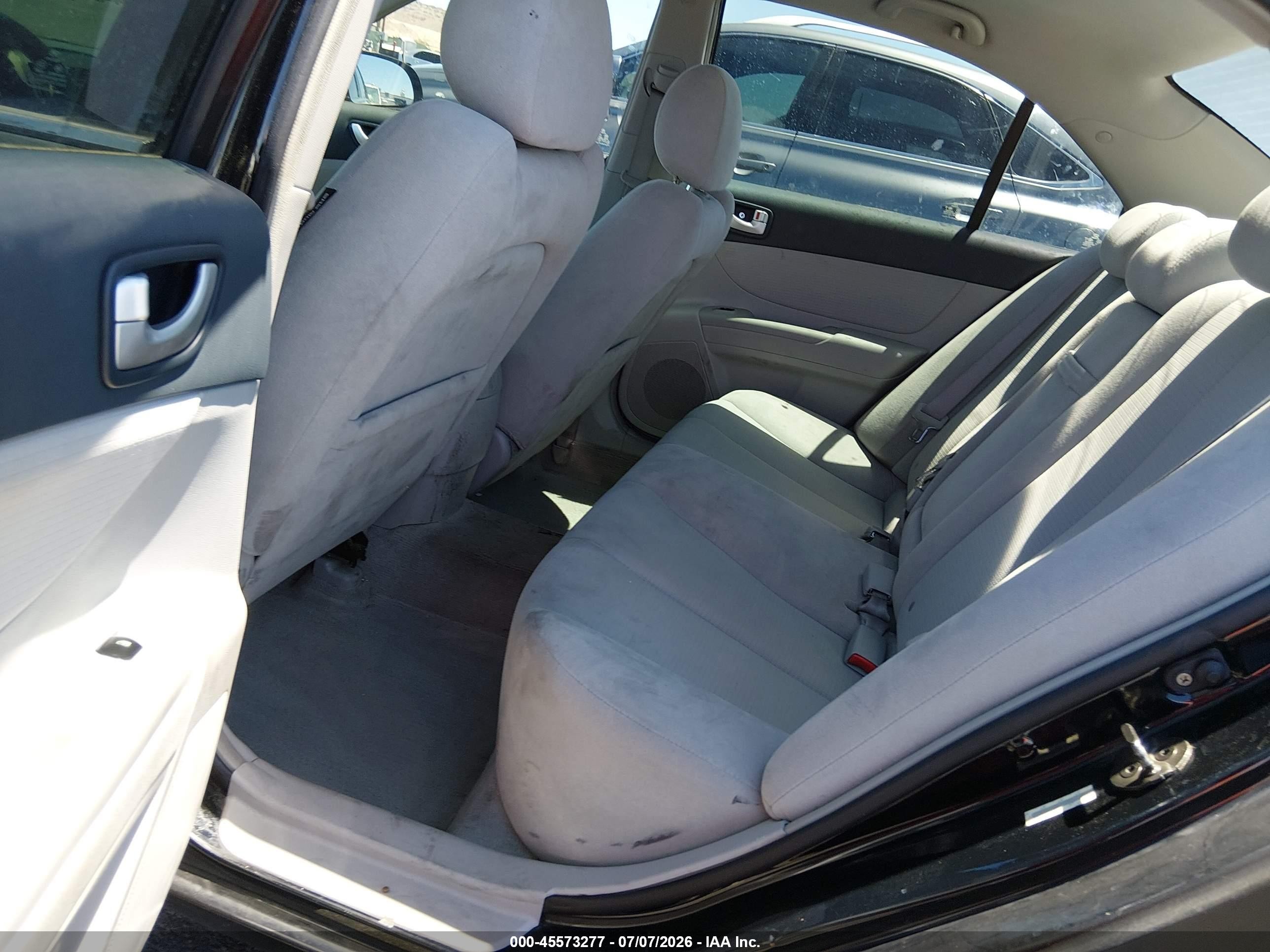 2008 Hyundai Sonata Gls Black vin: 5NPET46C48H346265