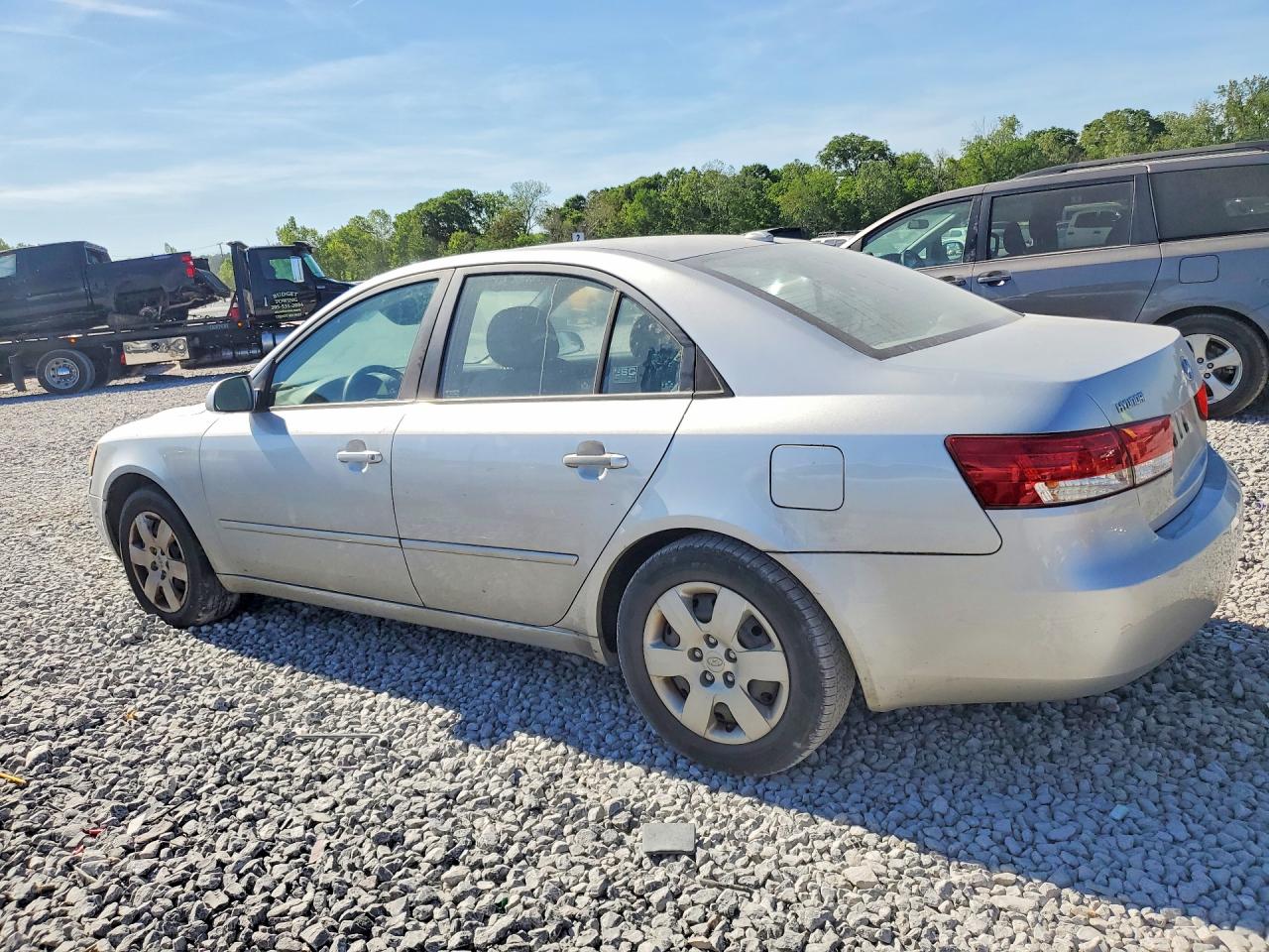 2008 Hyundai Sonata Gls Silver vin: 5NPET46C48H374129