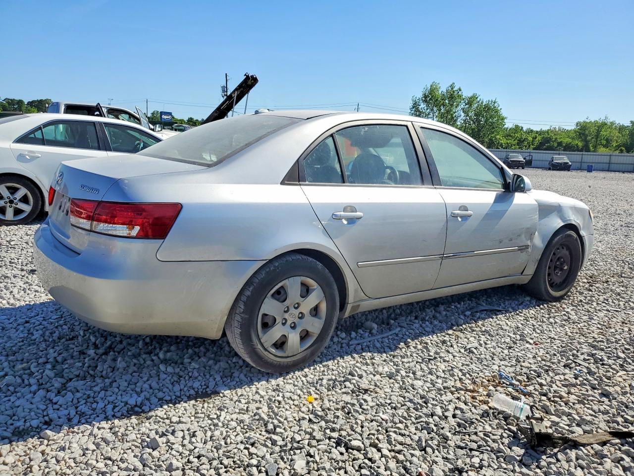 2008 Hyundai Sonata Gls Silver vin: 5NPET46C48H374129