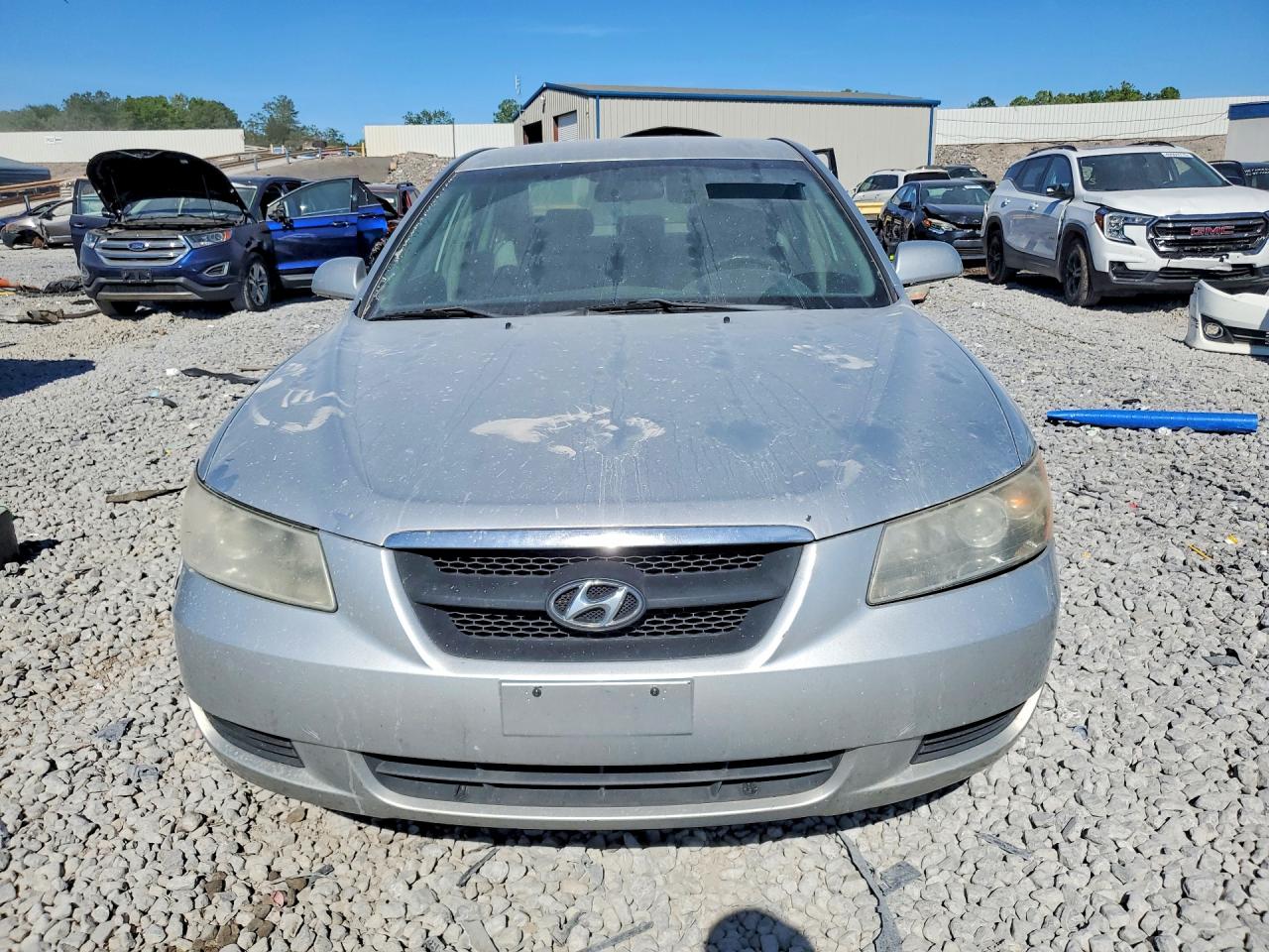 2008 Hyundai Sonata Gls Silver vin: 5NPET46C48H374129