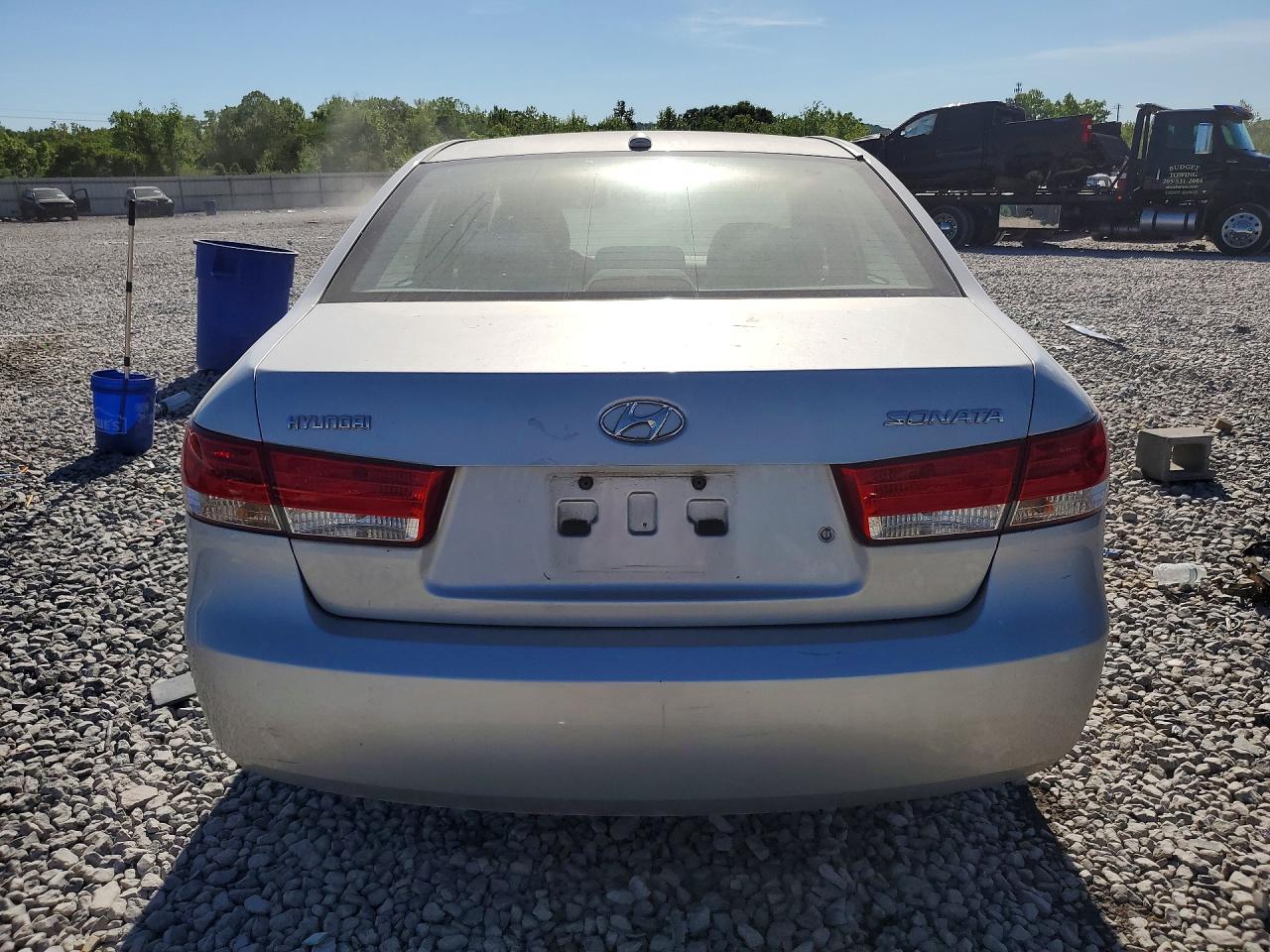 2008 Hyundai Sonata Gls Silver vin: 5NPET46C48H374129