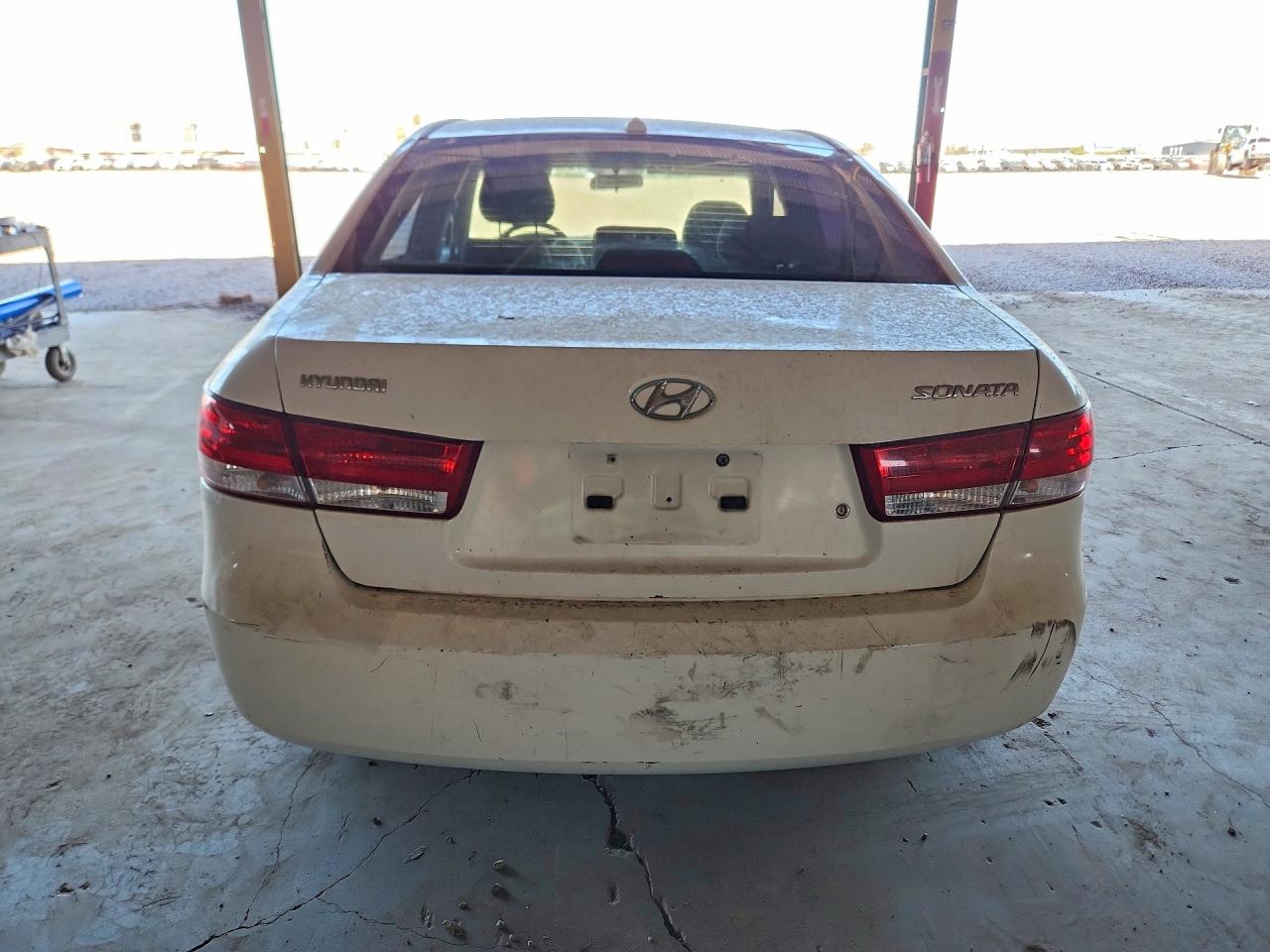 2008 Hyundai Sonata Gls White vin: 5NPET46C48H398172