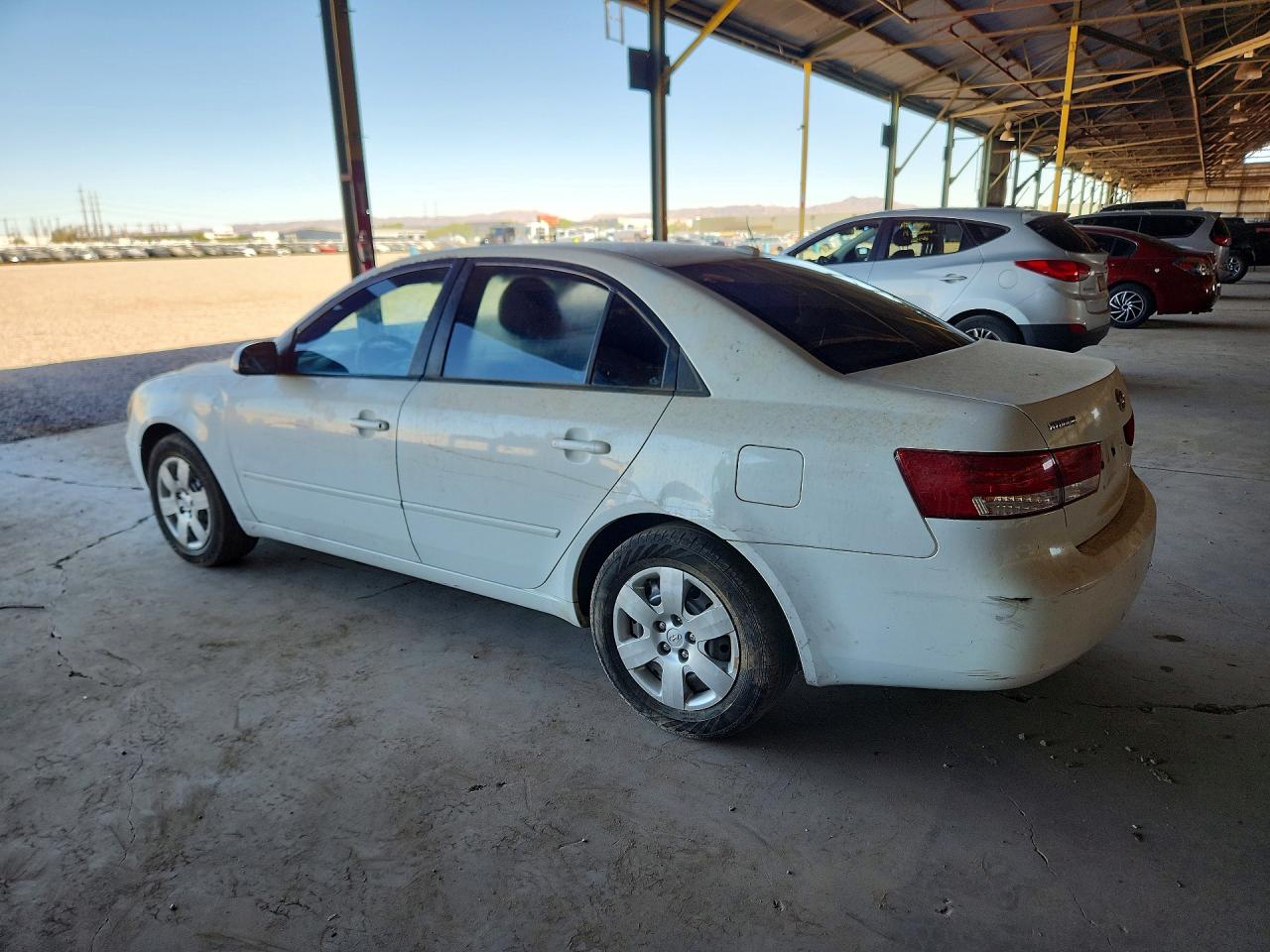 2008 Hyundai Sonata Gls White vin: 5NPET46C48H398172
