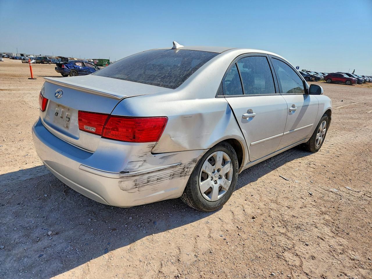 2009 Hyundai Sonata Gls Silver vin: 5NPET46C49H407969