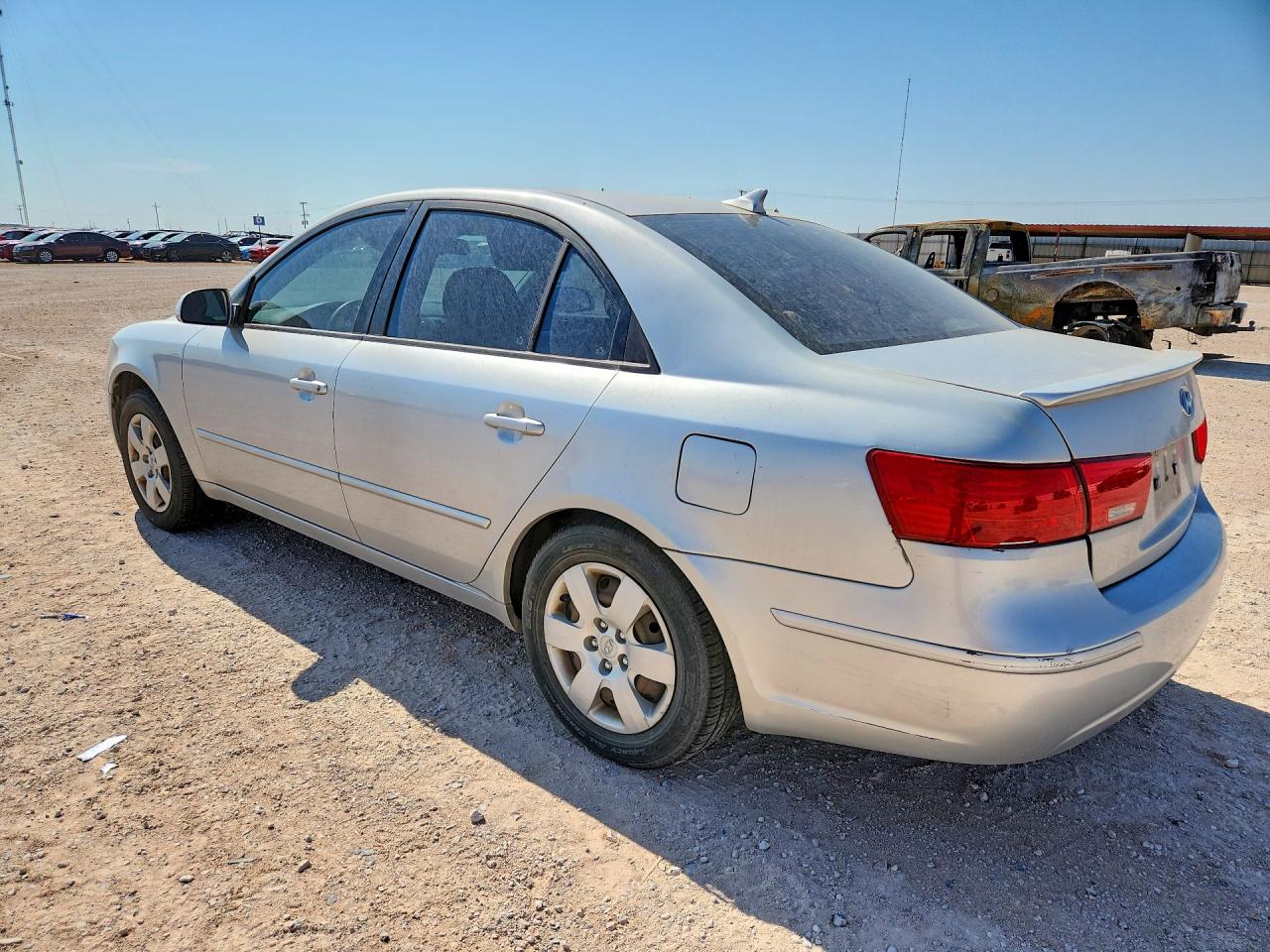 2009 Hyundai Sonata Gls Silver vin: 5NPET46C49H407969