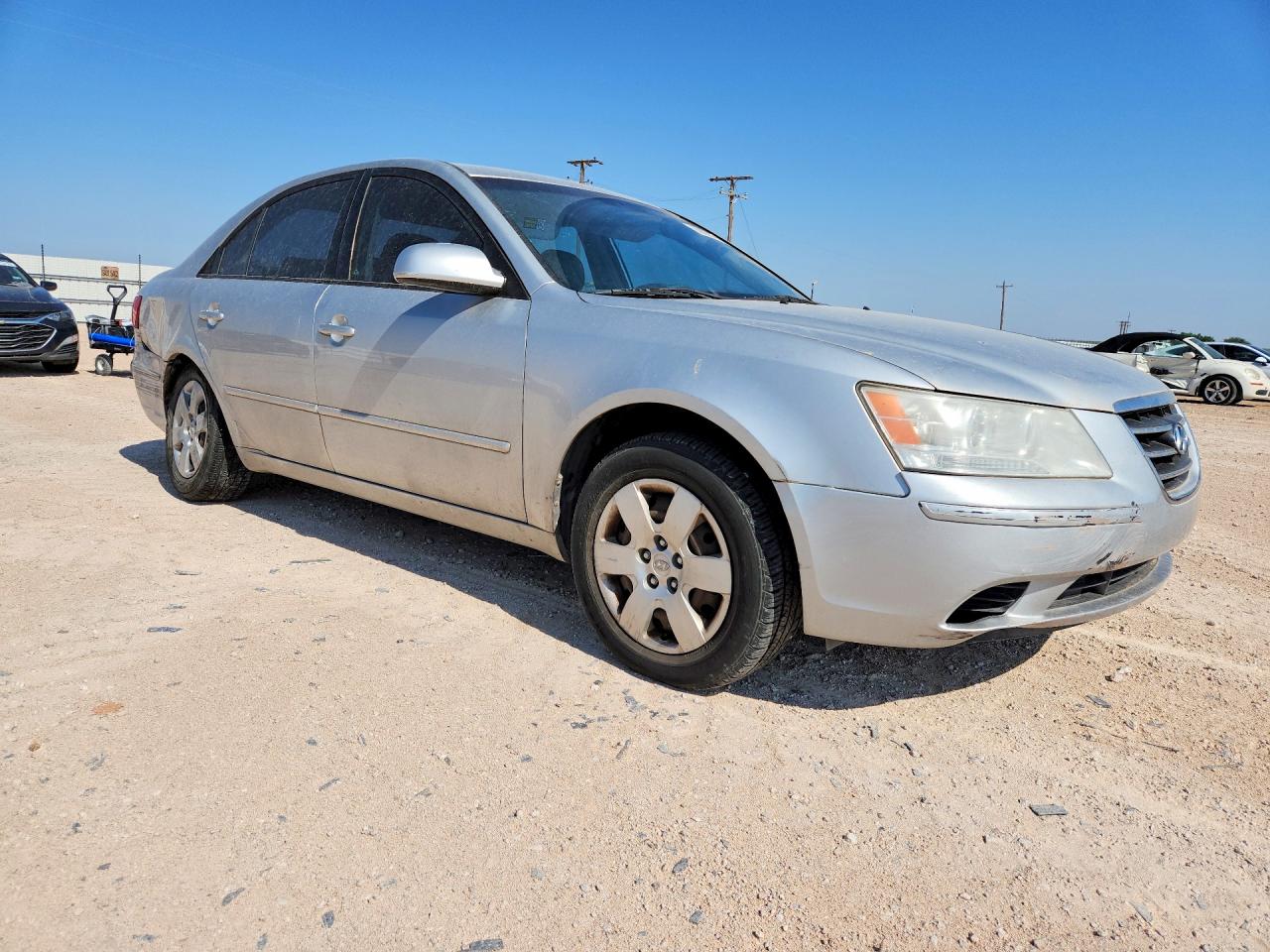 2009 Hyundai Sonata Gls Silver vin: 5NPET46C49H407969