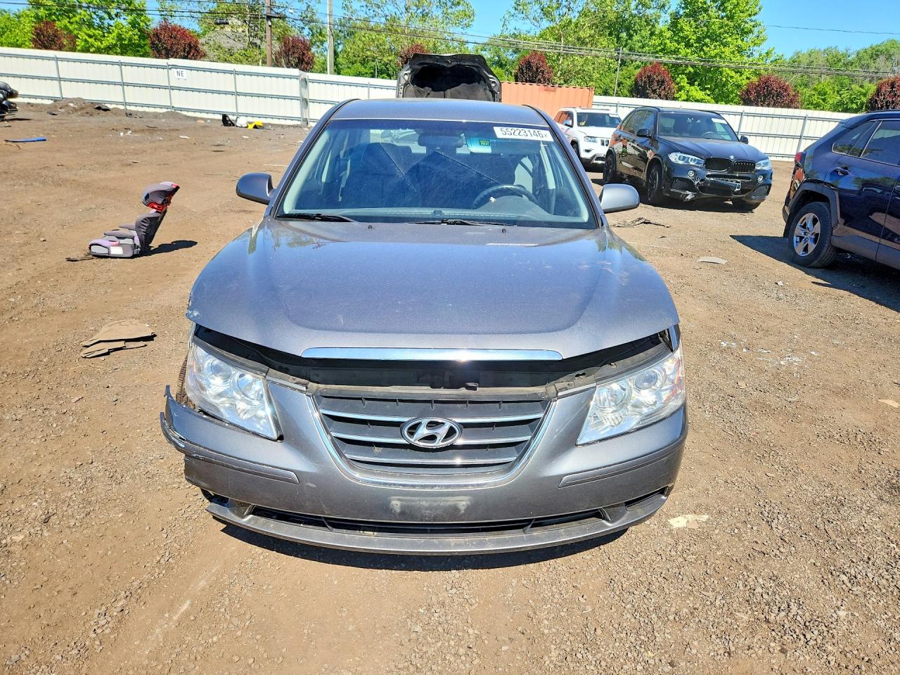 2009 Hyundai Sonata Gls Gray vin: 5NPET46C49H424335