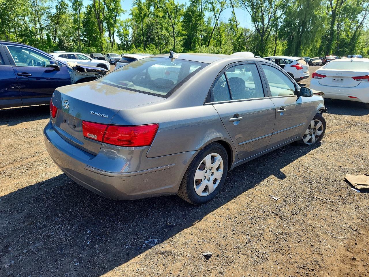 2009 Hyundai Sonata Gls Gray vin: 5NPET46C49H424335