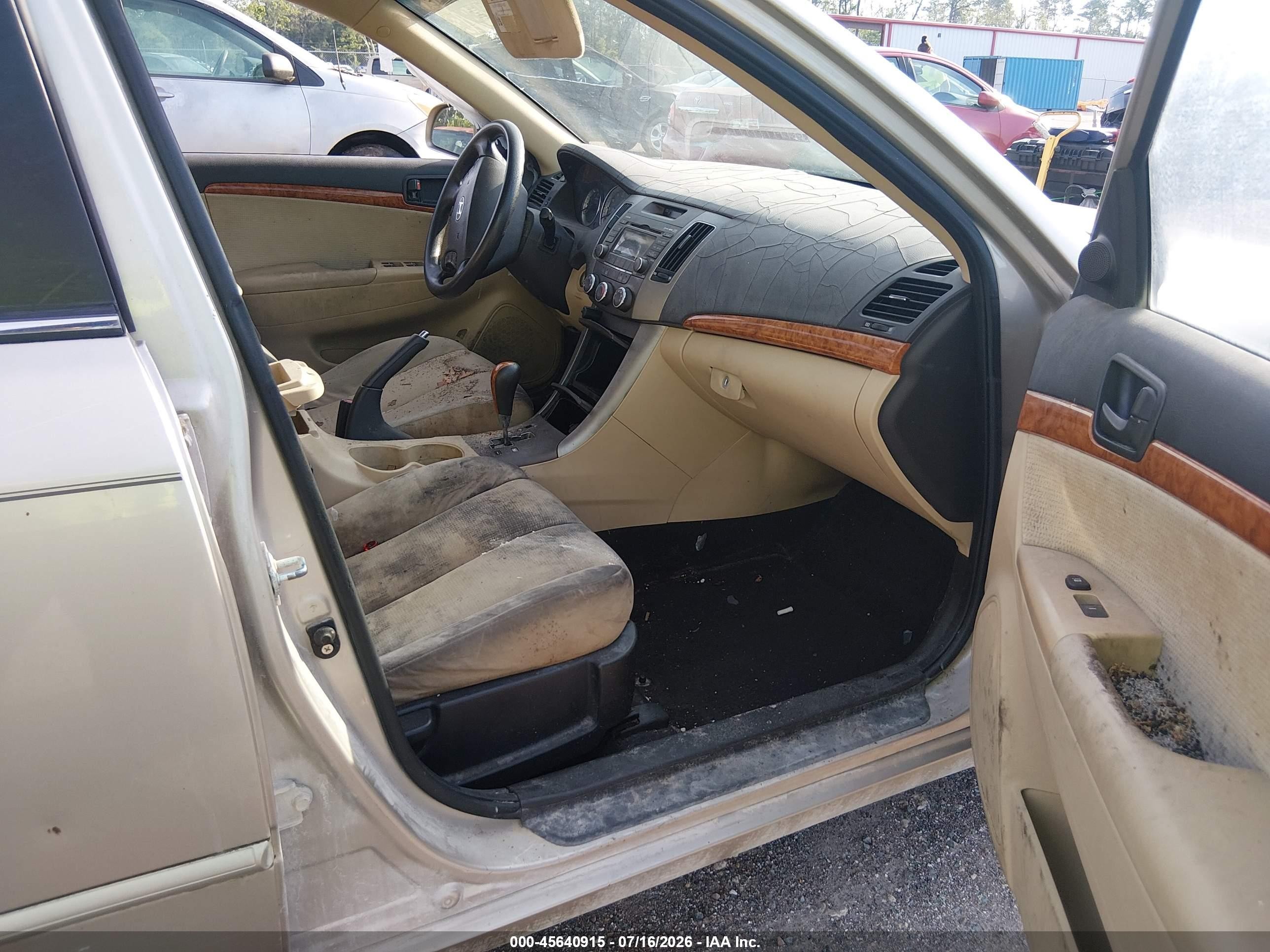 2009 Hyundai Sonata Gls Beige vin: 5NPET46C49H435142