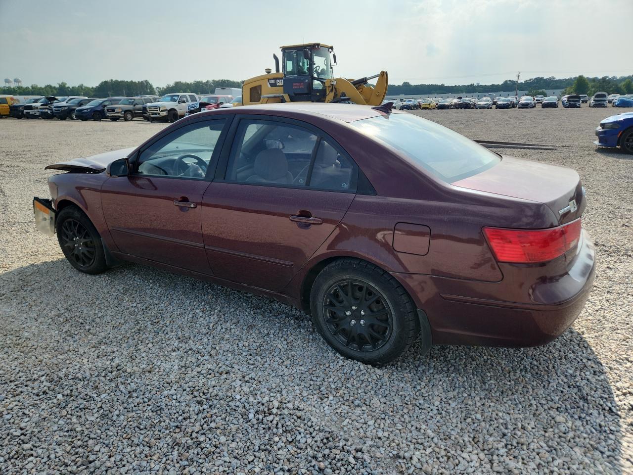 2009 Hyundai Sonata Gls Burgundy vin: 5NPET46C49H439109