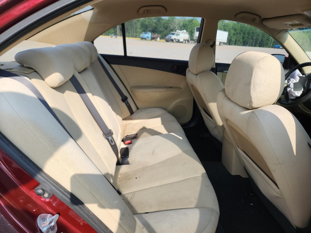 2009 Hyundai Sonata Gls Burgundy vin: 5NPET46C49H439109