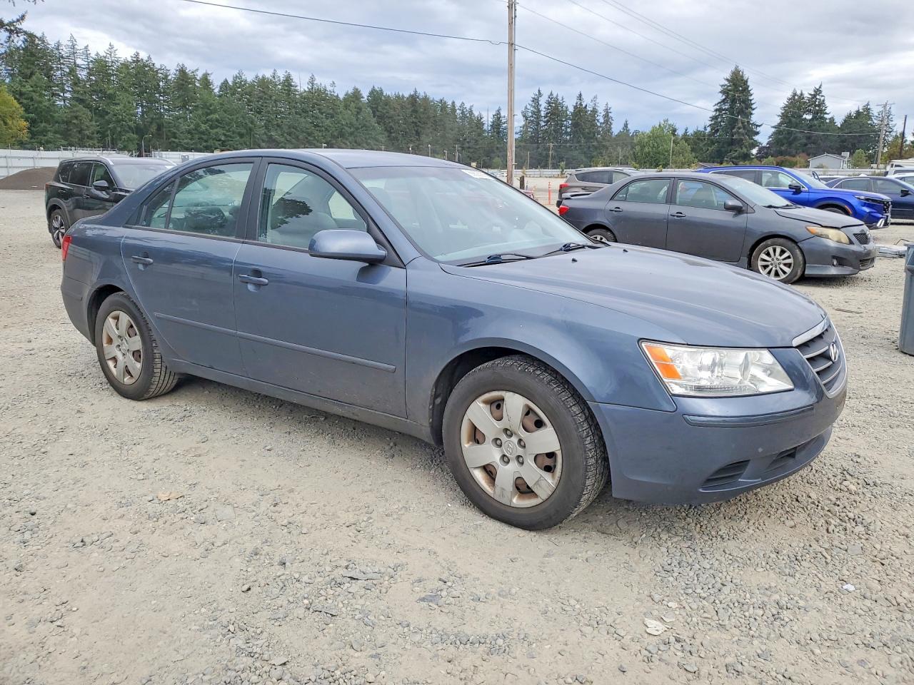2009 Hyundai Sonata Gls Blue vin: 5NPET46C49H447145