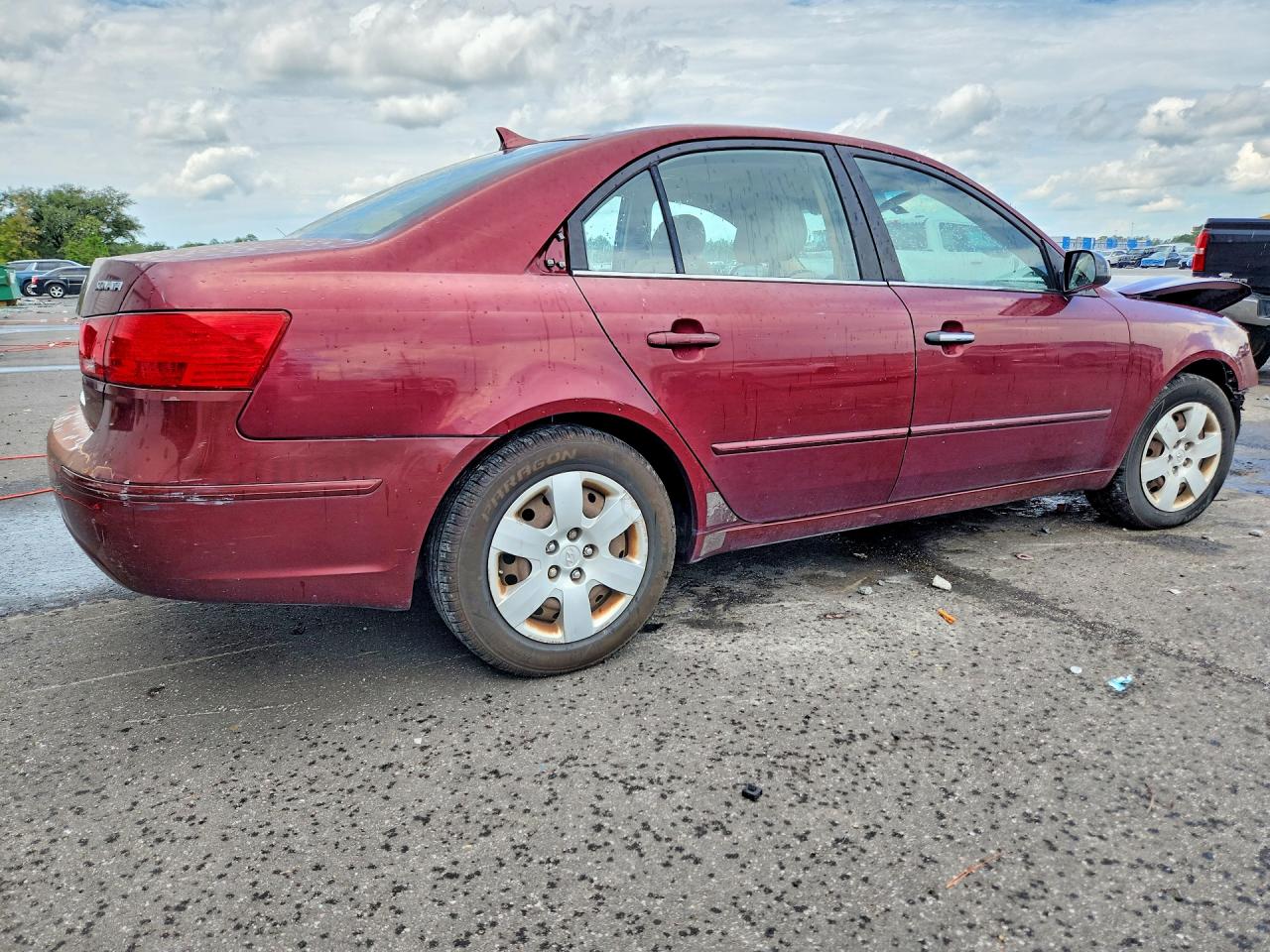 2009 Hyundai Sonata Gls Бордовый vin: 5NPET46C49H467539