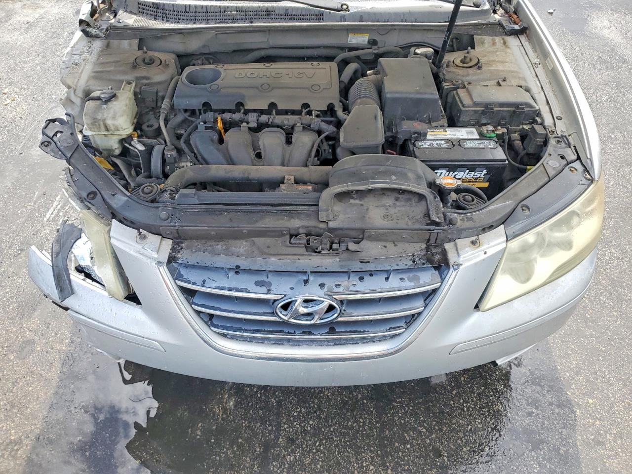 2009 Hyundai Sonata Gls Silver vin: 5NPET46C49H479092
