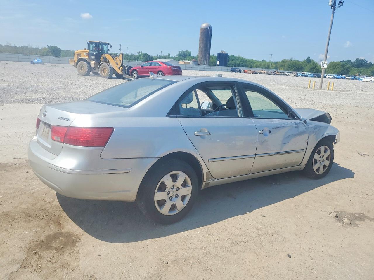 2009 Hyundai Sonata Gls Серебряный vin: 5NPET46C49H481361
