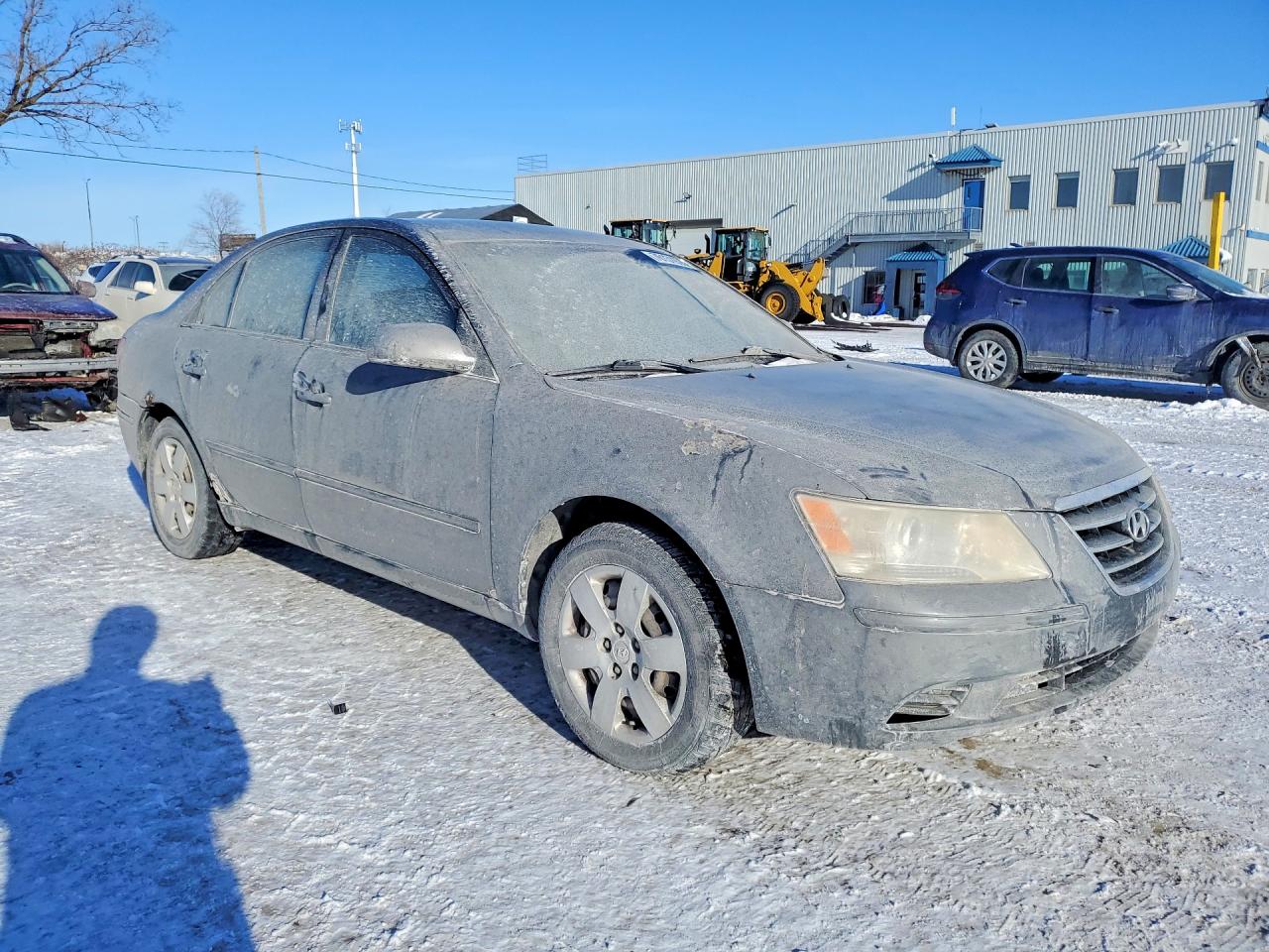 2009 Hyundai Sonata Gls Gray vin: 5NPET46C49H483675
