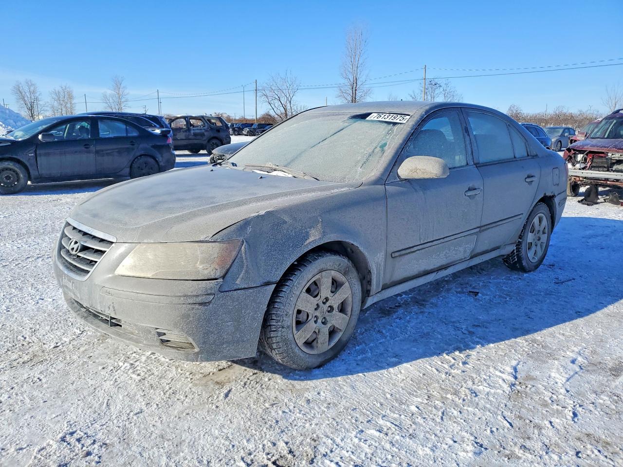 2009 Hyundai Sonata Gls Gray vin: 5NPET46C49H483675