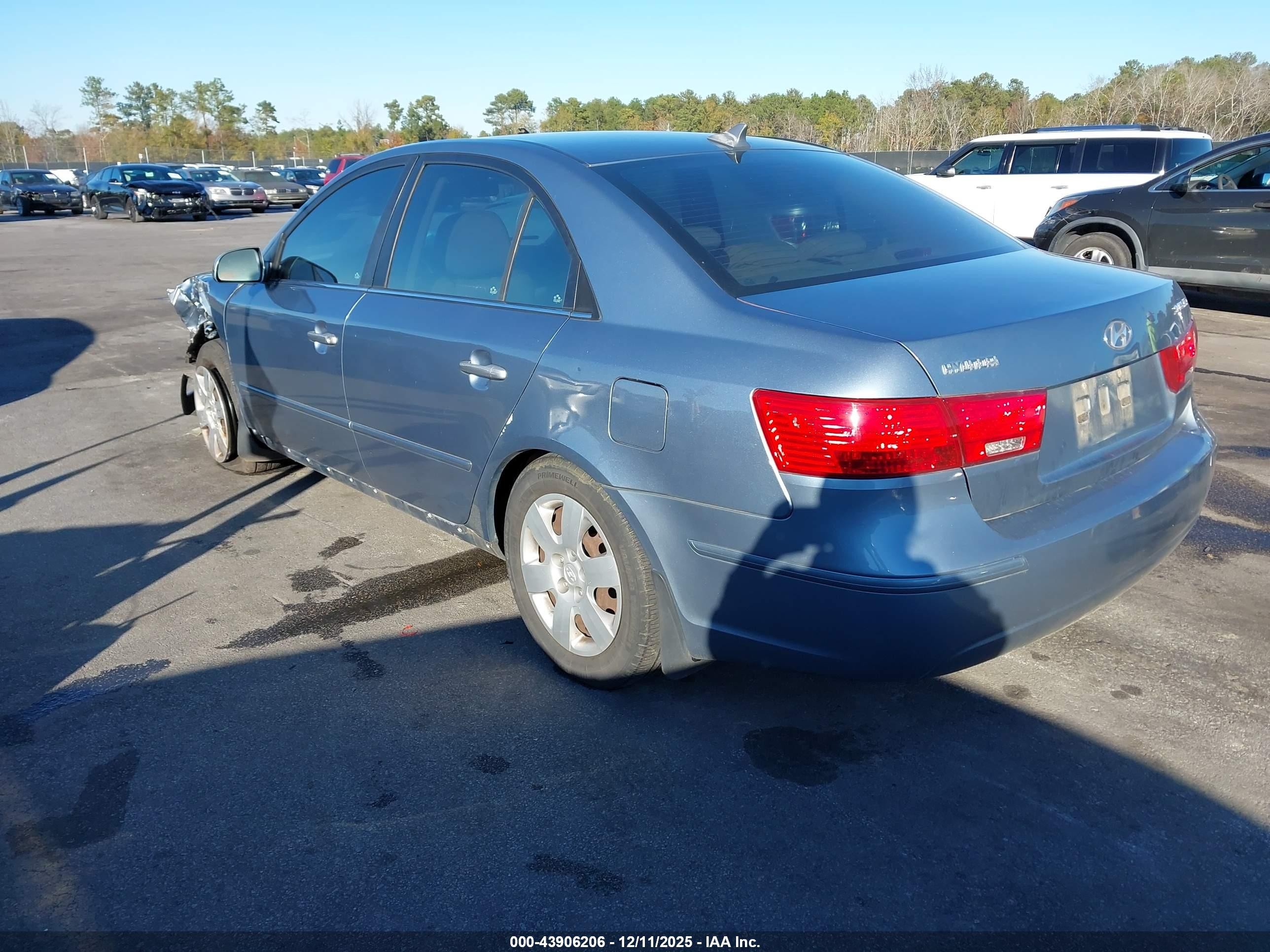 2009 Hyundai Sonata Gls Blue vin: 5NPET46C49H494787