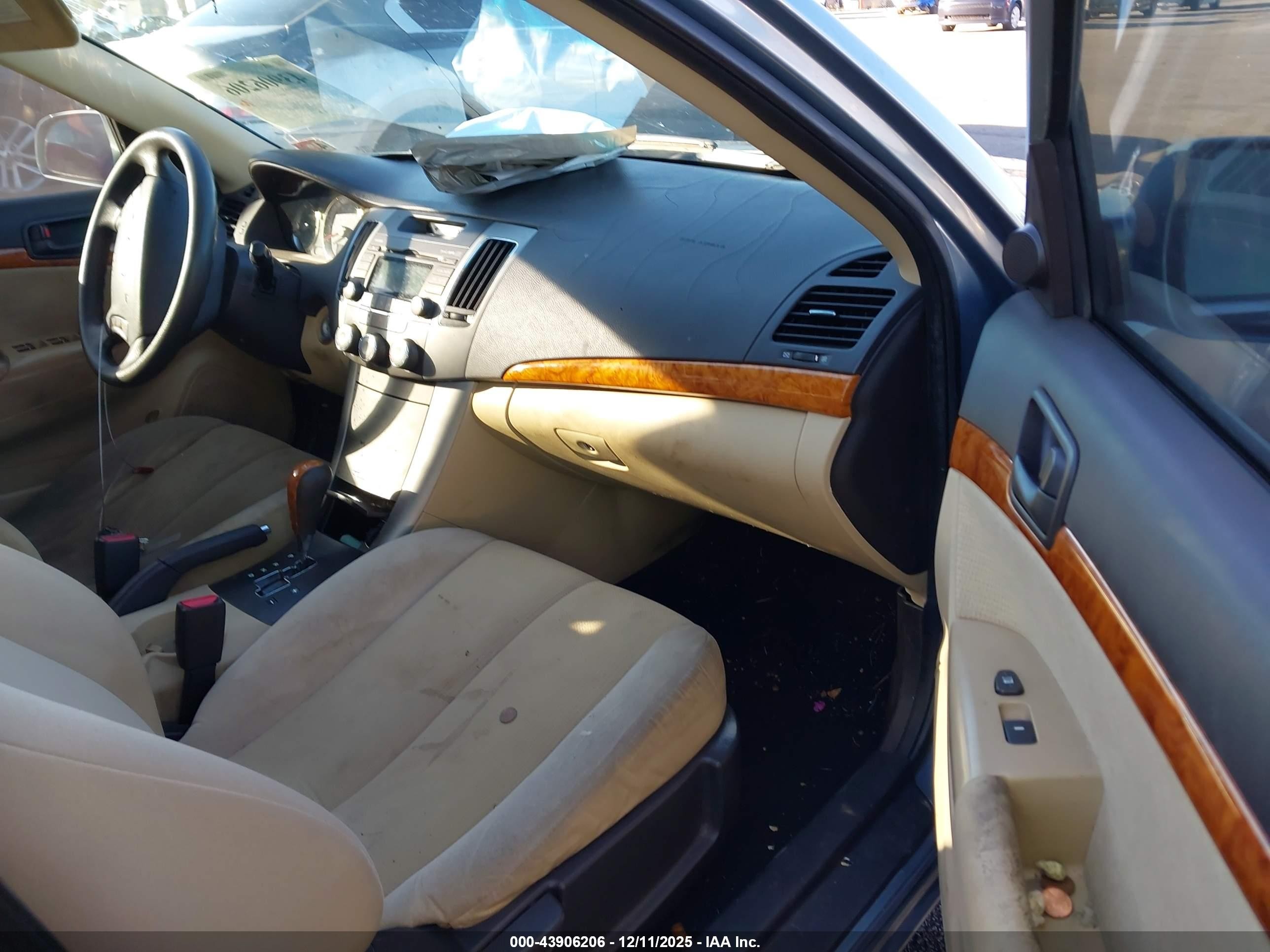 2009 Hyundai Sonata Gls Blue vin: 5NPET46C49H494787