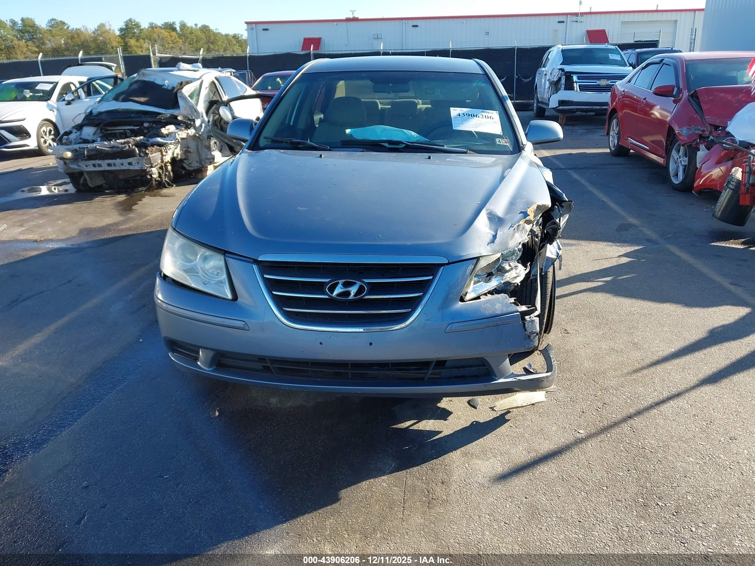 2009 Hyundai Sonata Gls Blue vin: 5NPET46C49H494787
