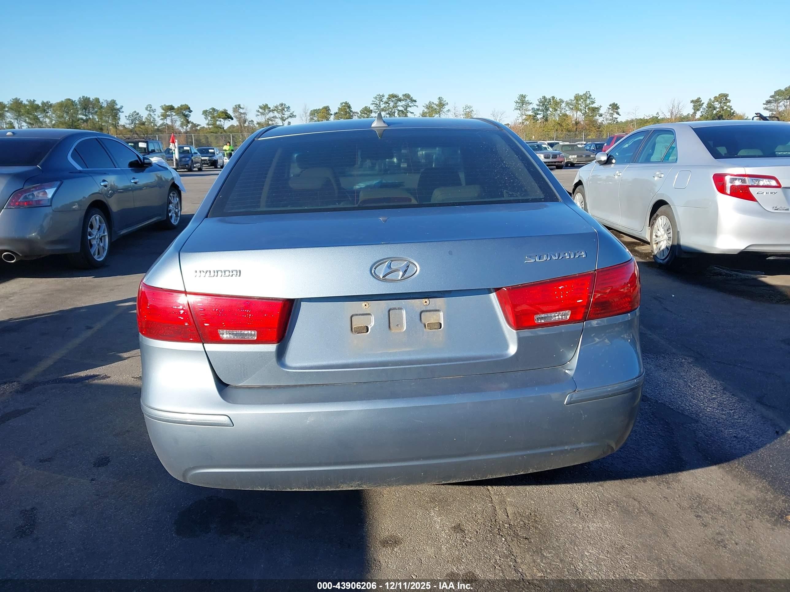 2009 Hyundai Sonata Gls Blue vin: 5NPET46C49H494787