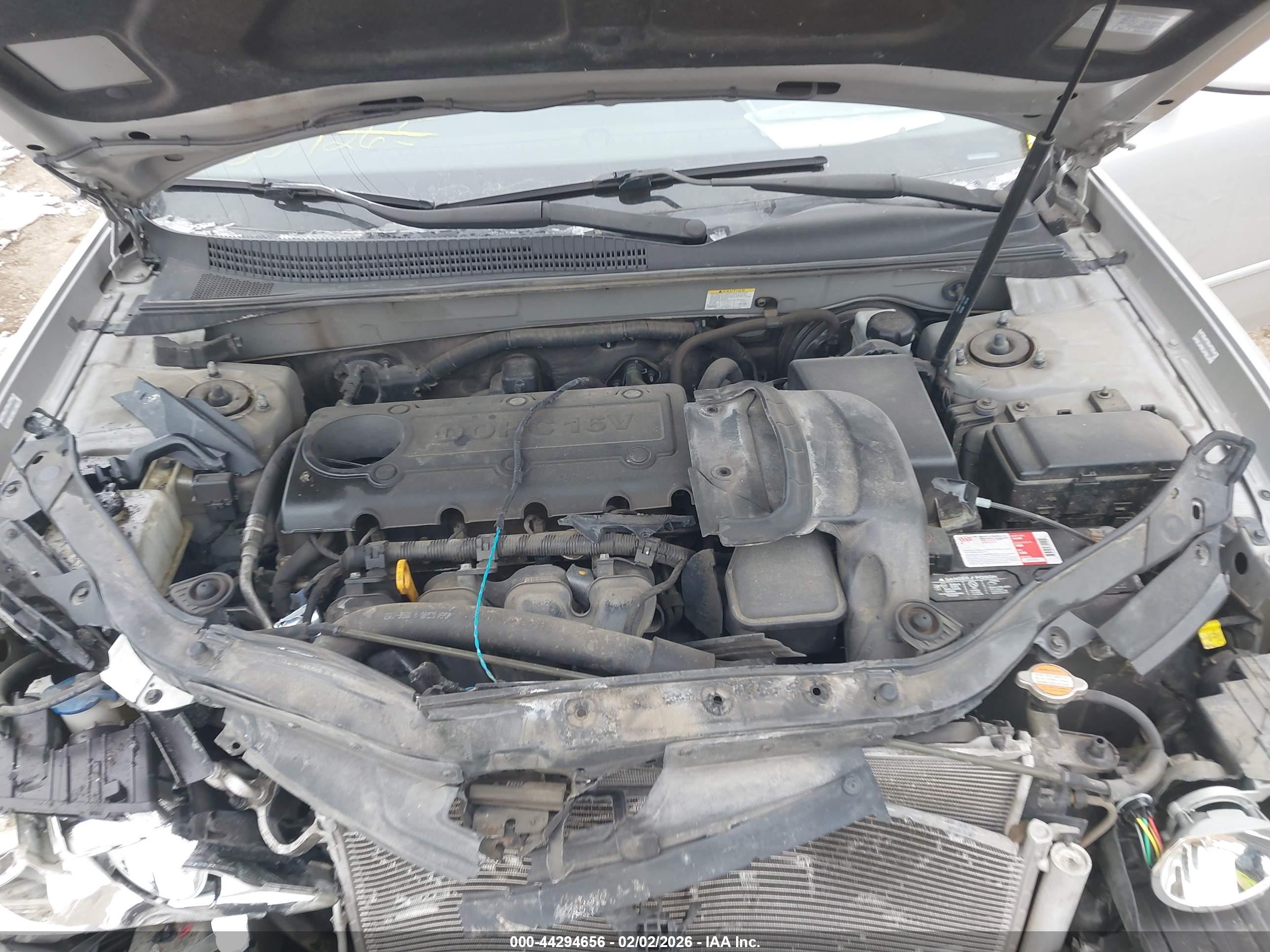 2009 Hyundai Sonata Gls Silver vin: 5NPET46C49H504265