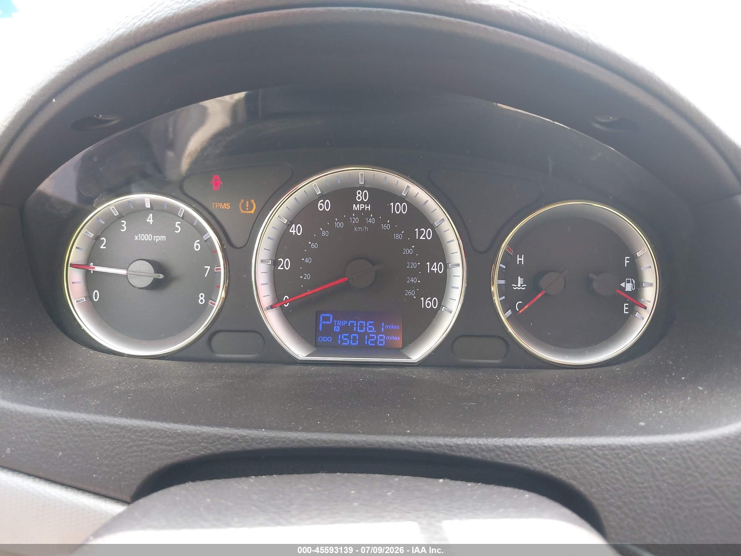 2009 Hyundai Sonata Gls Белый vin: 5NPET46C49H505965