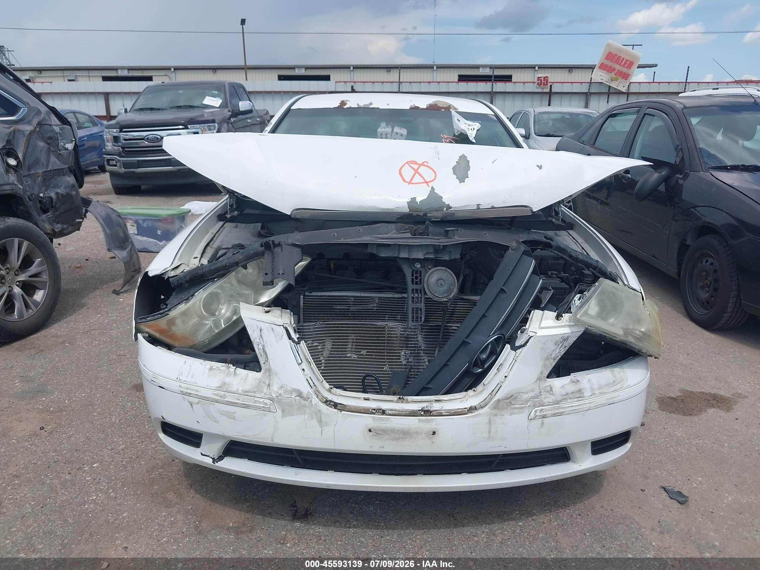 2009 Hyundai Sonata Gls Белый vin: 5NPET46C49H505965