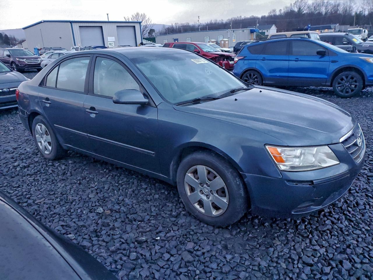 2009 Hyundai Sonata Blue vin: 5NPET46C49H519865