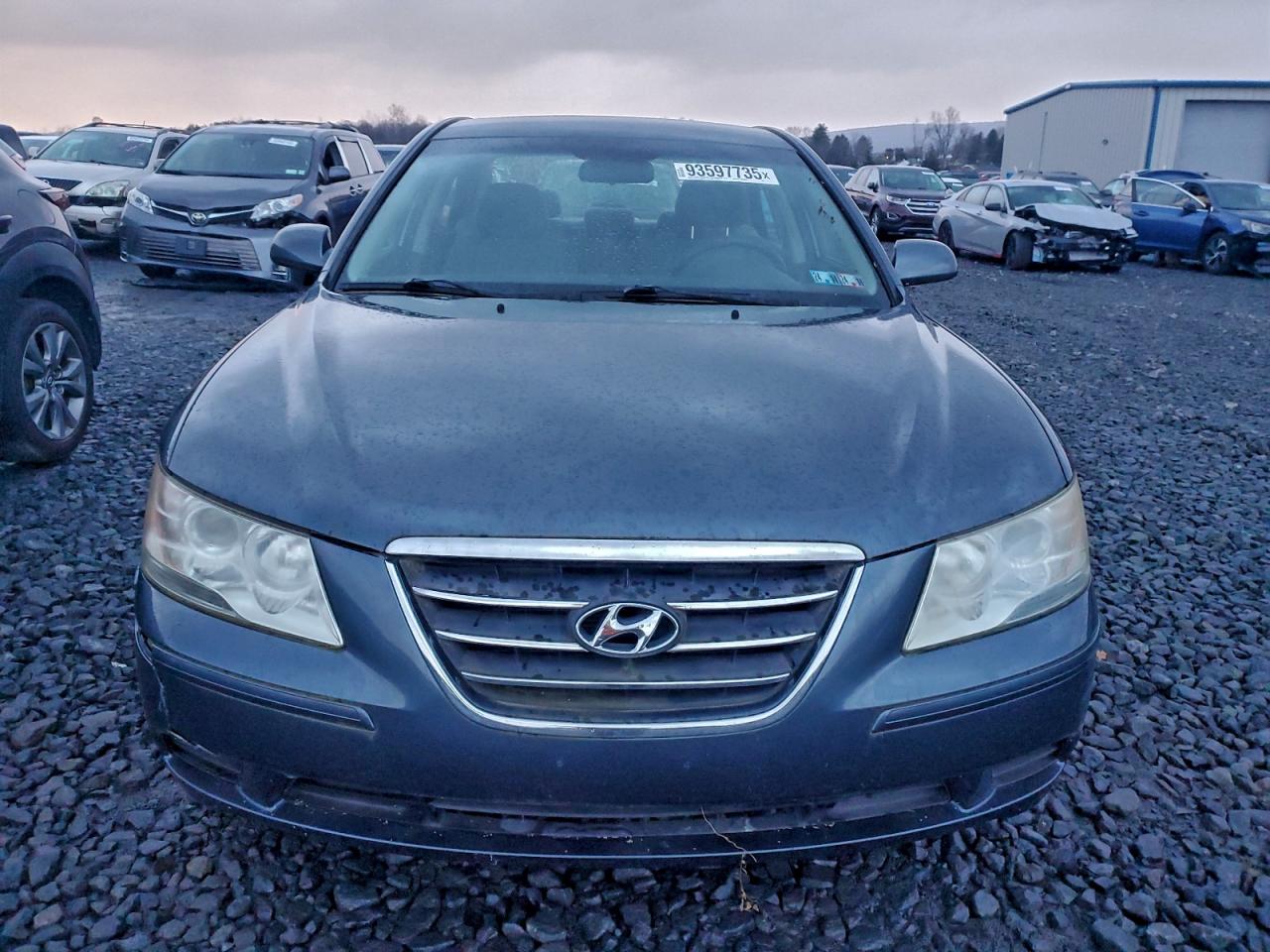 2009 Hyundai Sonata Blue vin: 5NPET46C49H519865