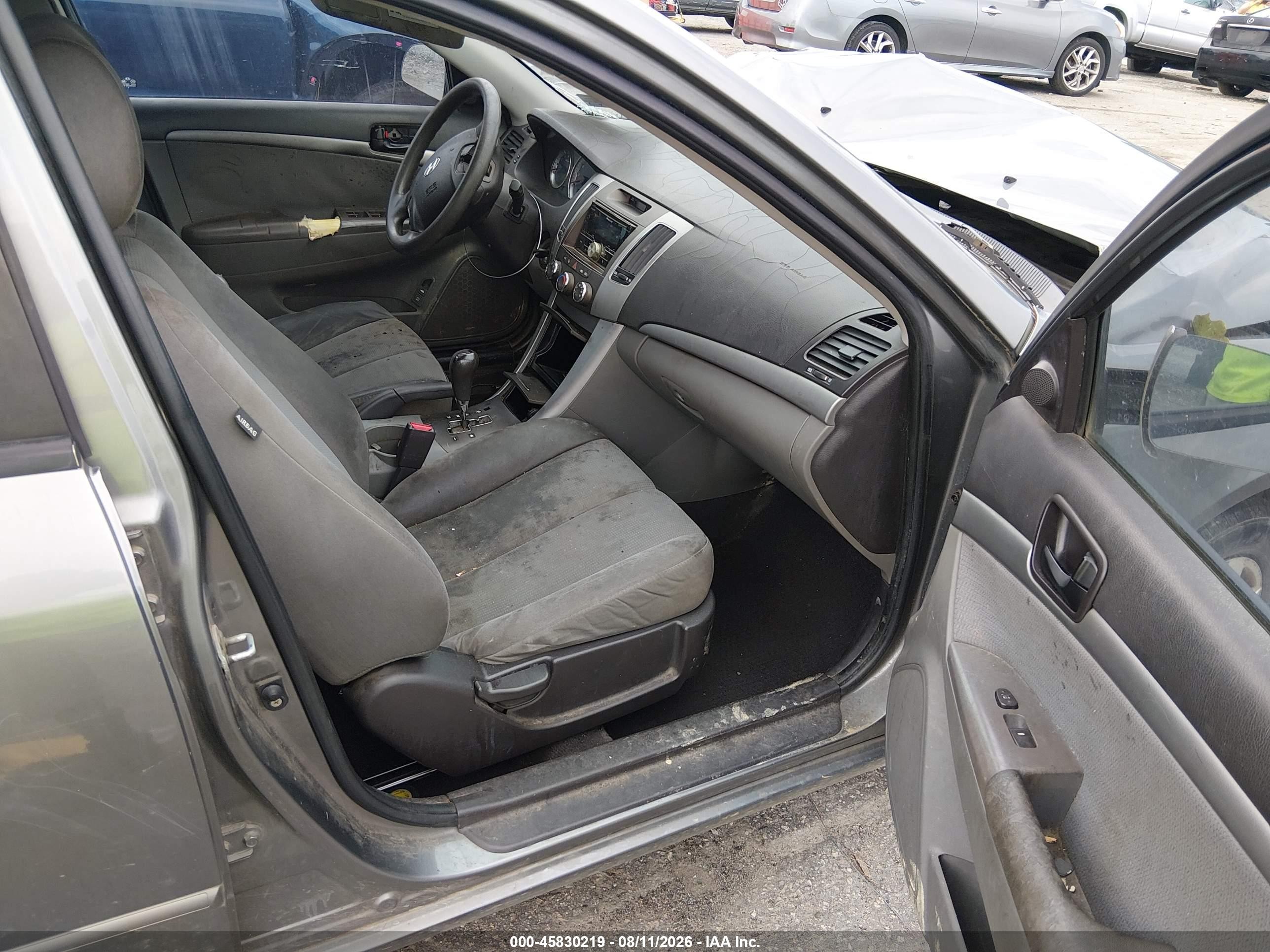 2009 Hyundai Sonata Gls Gray vin: 5NPET46C49H550582