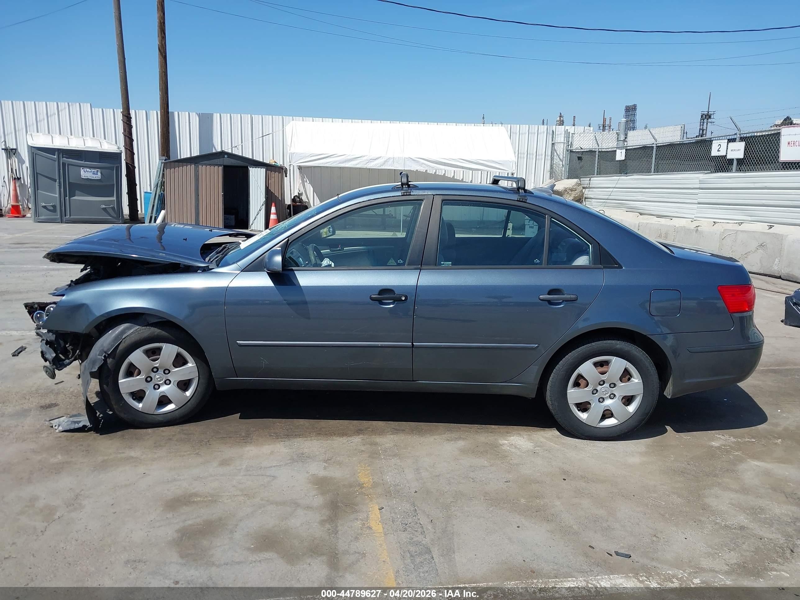 2009 Hyundai Sonata Gls Blue vin: 5NPET46C49H559539