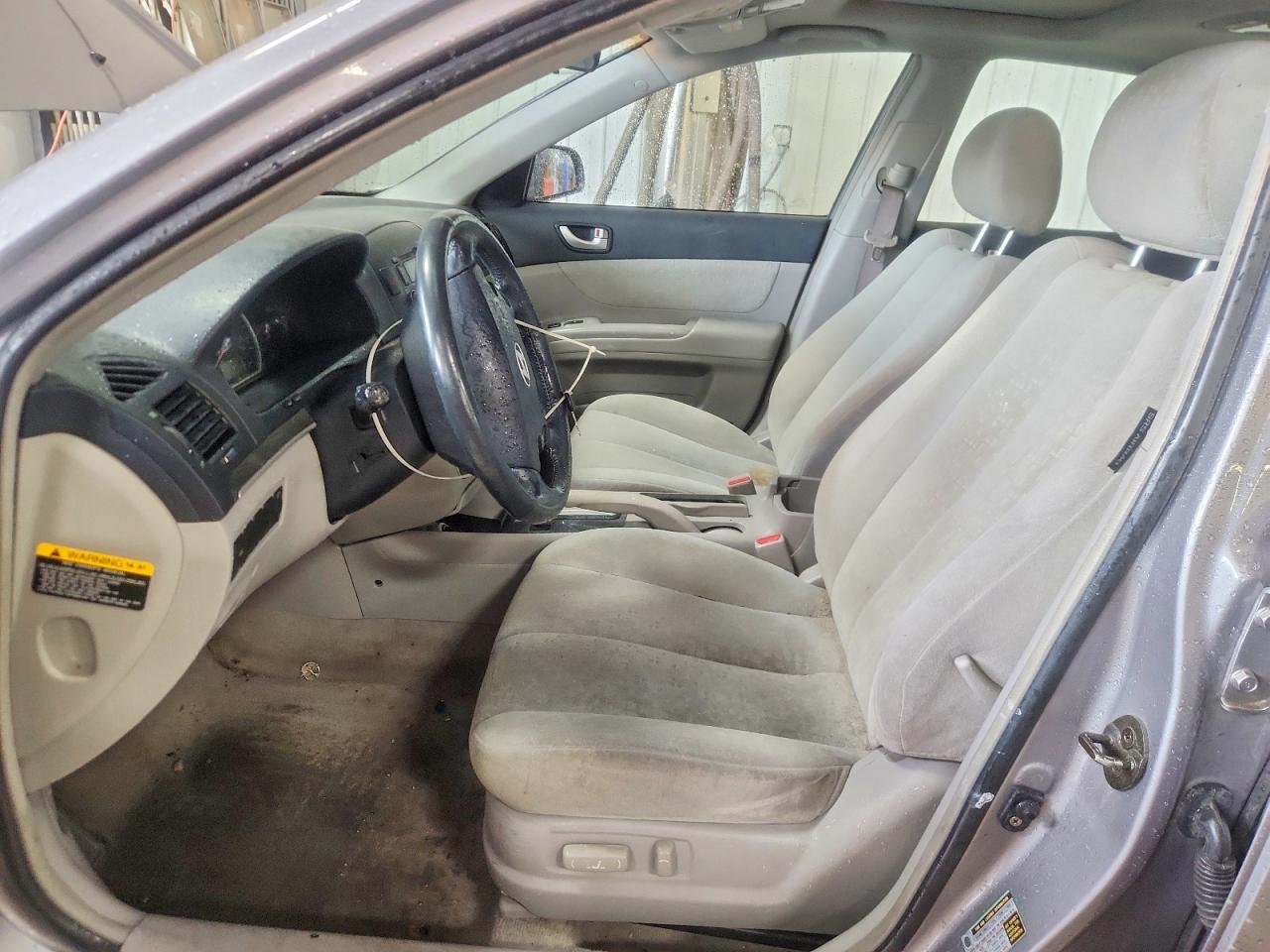 2007 Hyundai Sonata Gls Серебряный vin: 5NPET46C57H196665