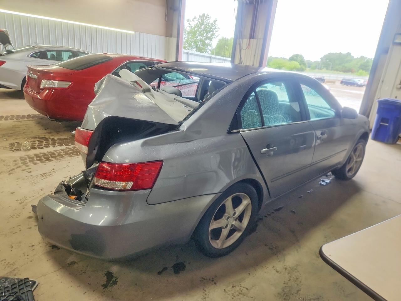 2007 Hyundai Sonata Gls Серебряный vin: 5NPET46C57H196665