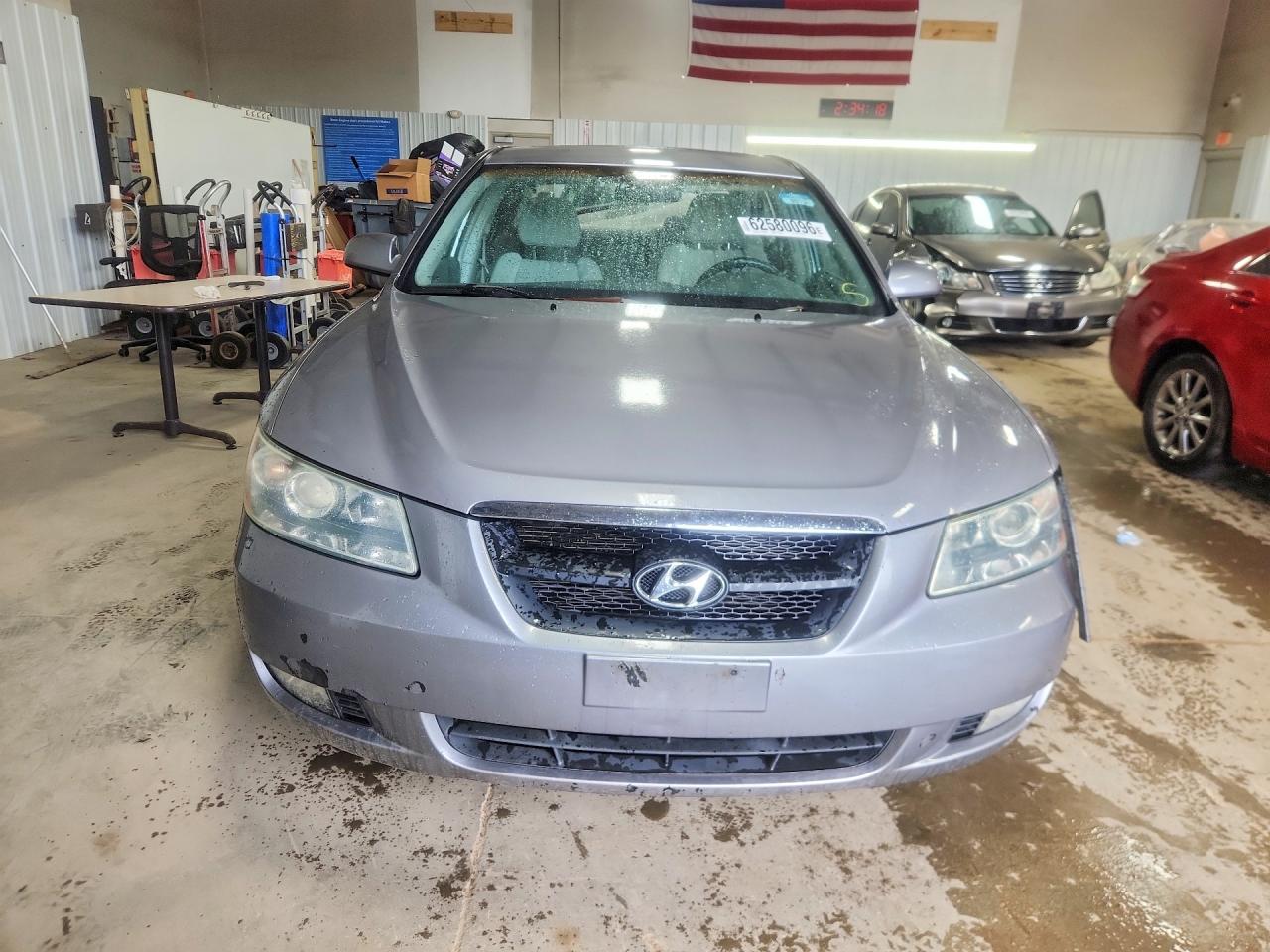 2007 Hyundai Sonata Gls Серебряный vin: 5NPET46C57H196665