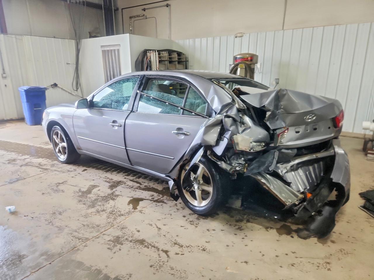 2007 Hyundai Sonata Gls Серебряный vin: 5NPET46C57H196665