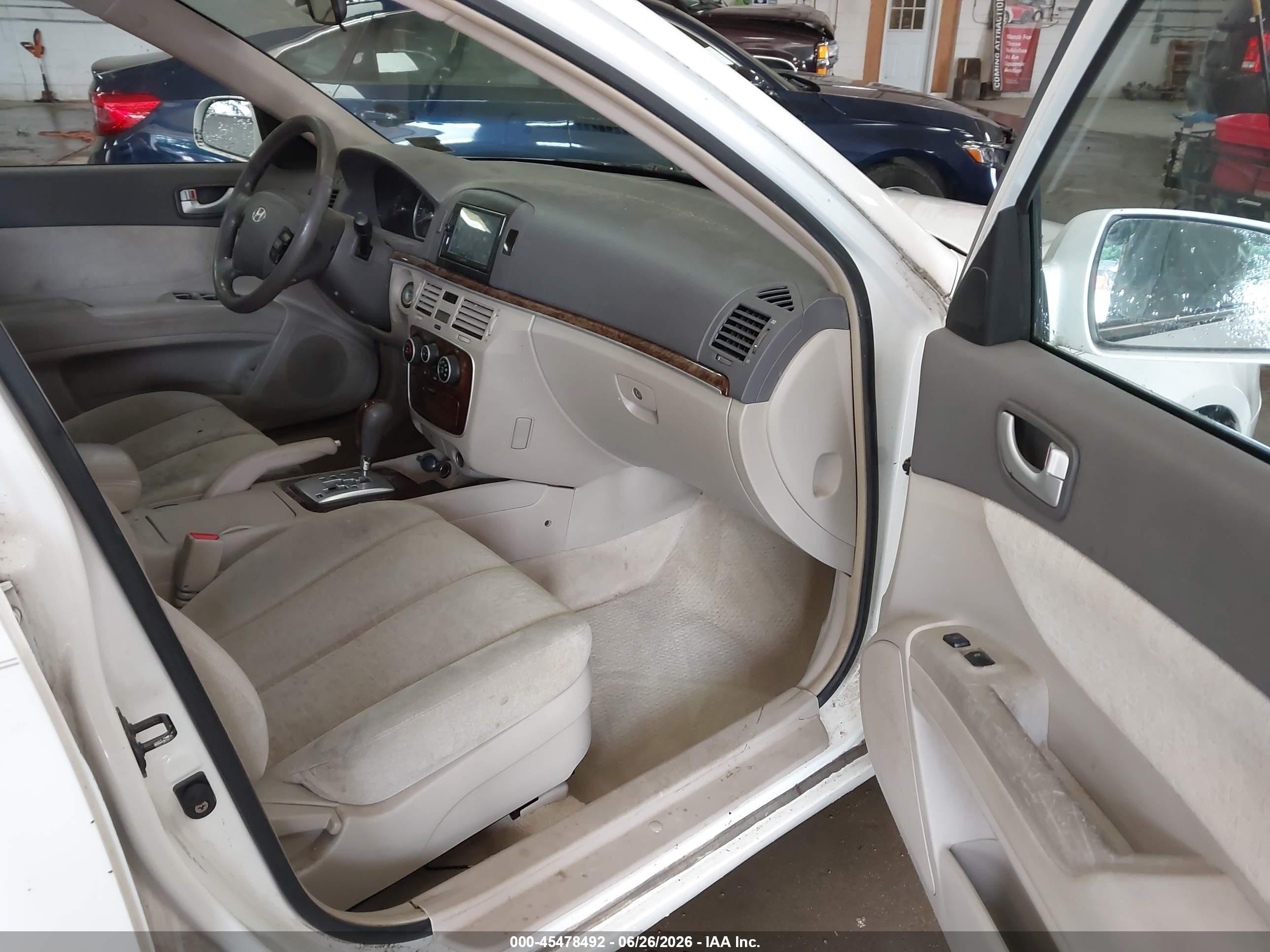 2007 Hyundai Sonata Gls/gls W/xm Белый vin: 5NPET46C57H239143