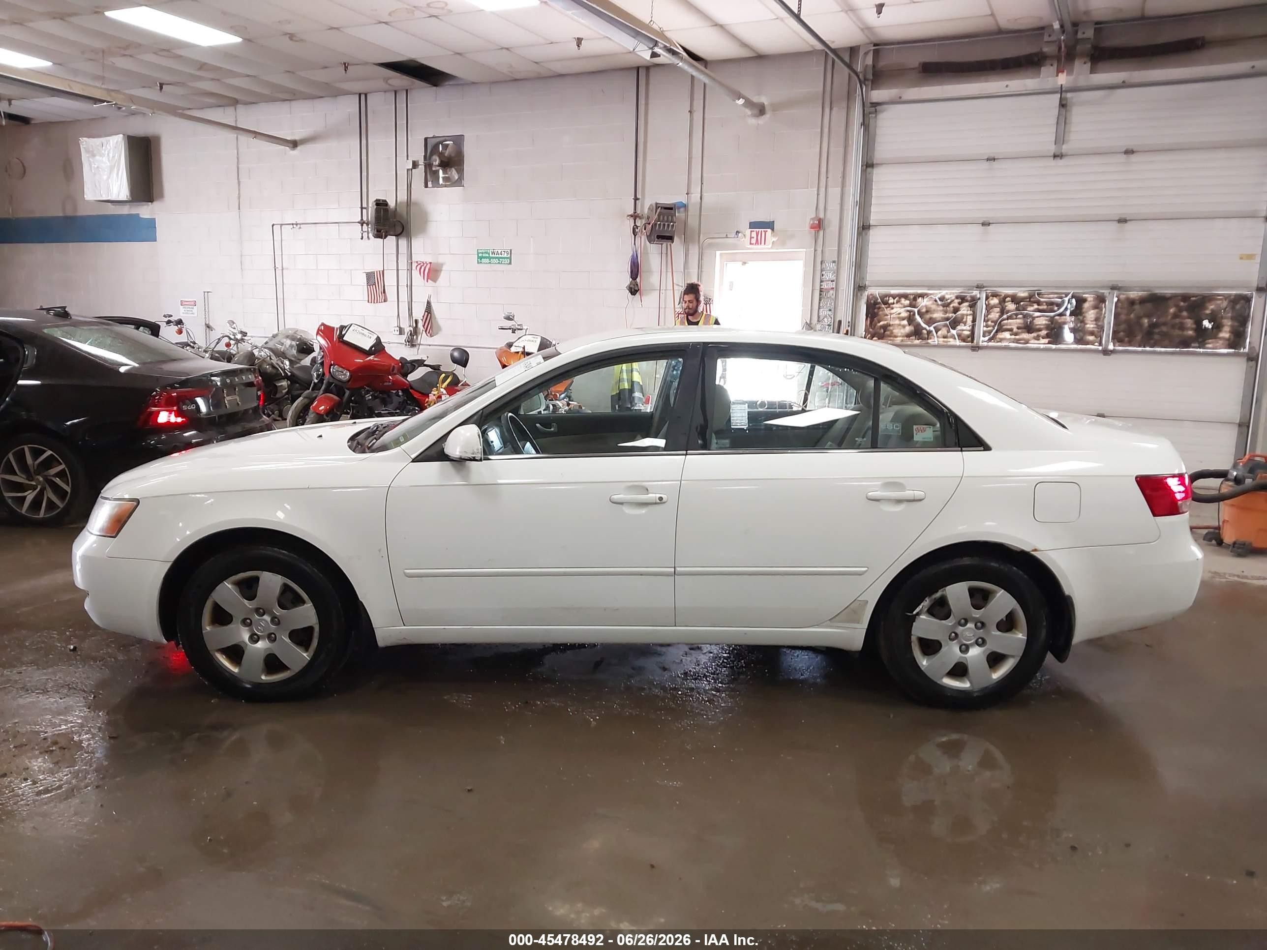 2007 Hyundai Sonata Gls/gls W/xm Белый vin: 5NPET46C57H239143