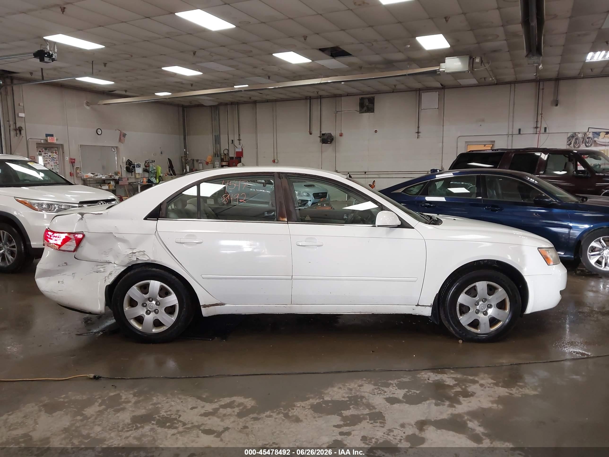 2007 Hyundai Sonata Gls/gls W/xm Белый vin: 5NPET46C57H239143