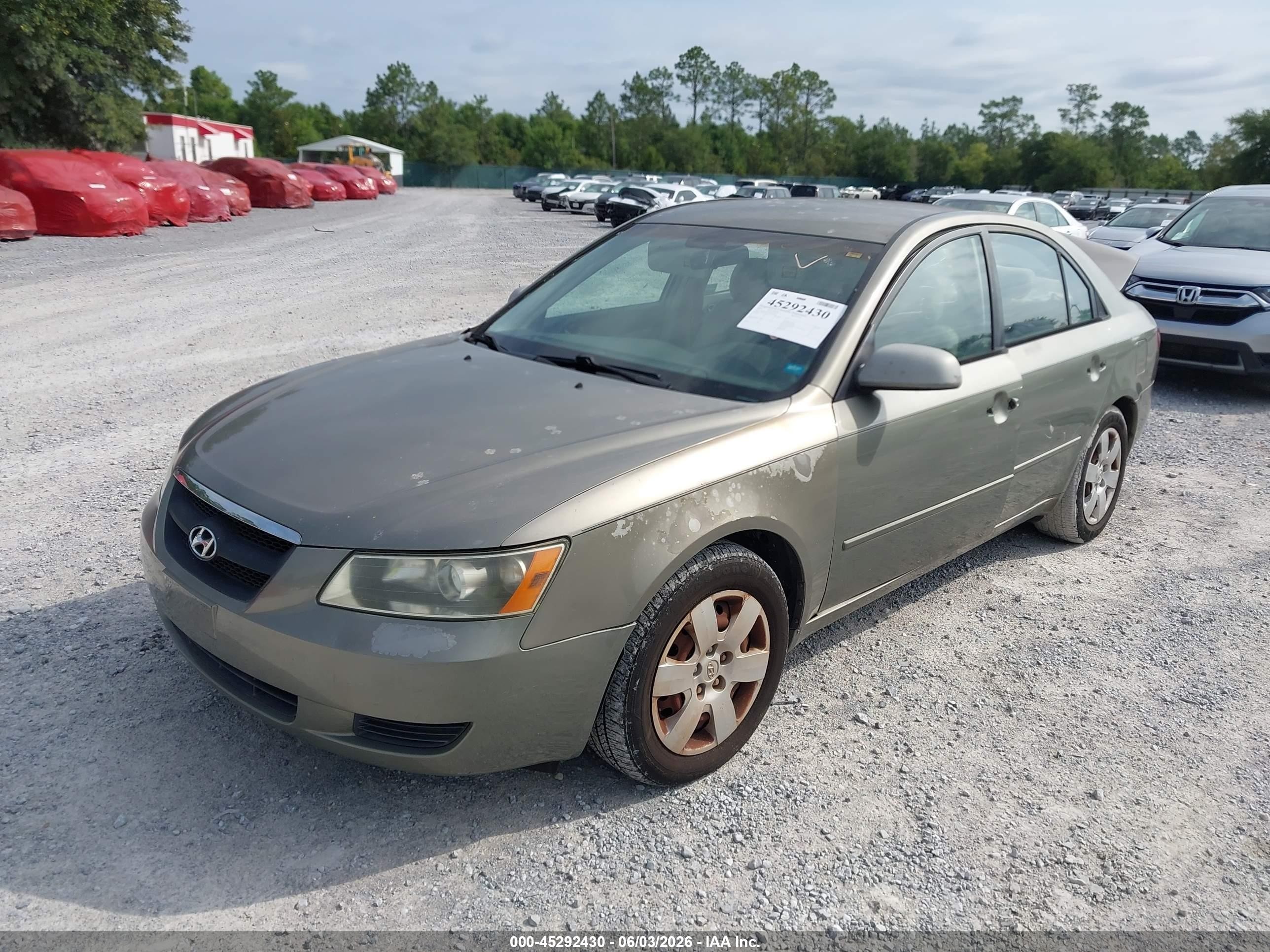 2007 Hyundai Sonata Gls Green vin: 5NPET46C57H256816