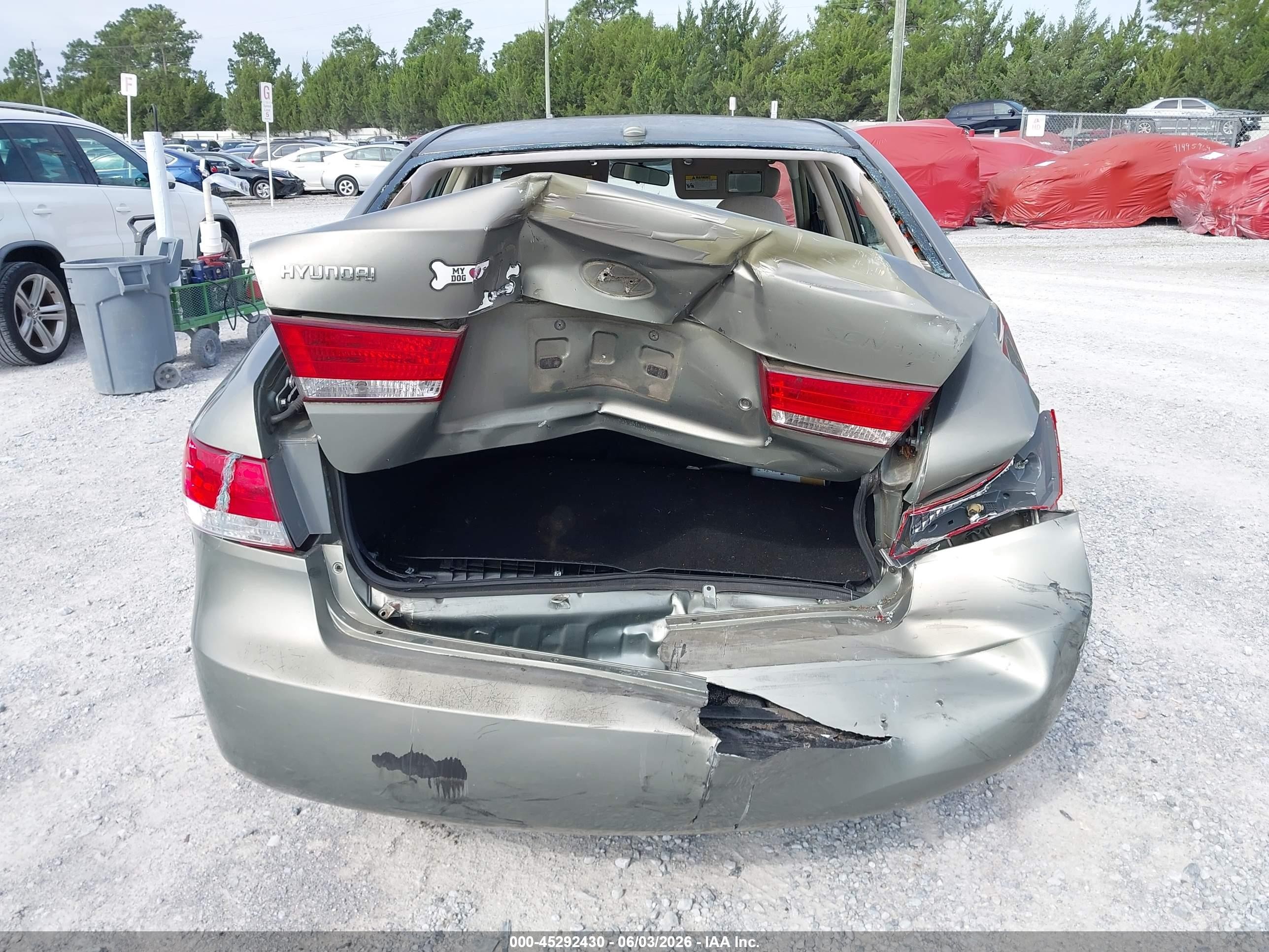 2007 Hyundai Sonata Gls Green vin: 5NPET46C57H256816