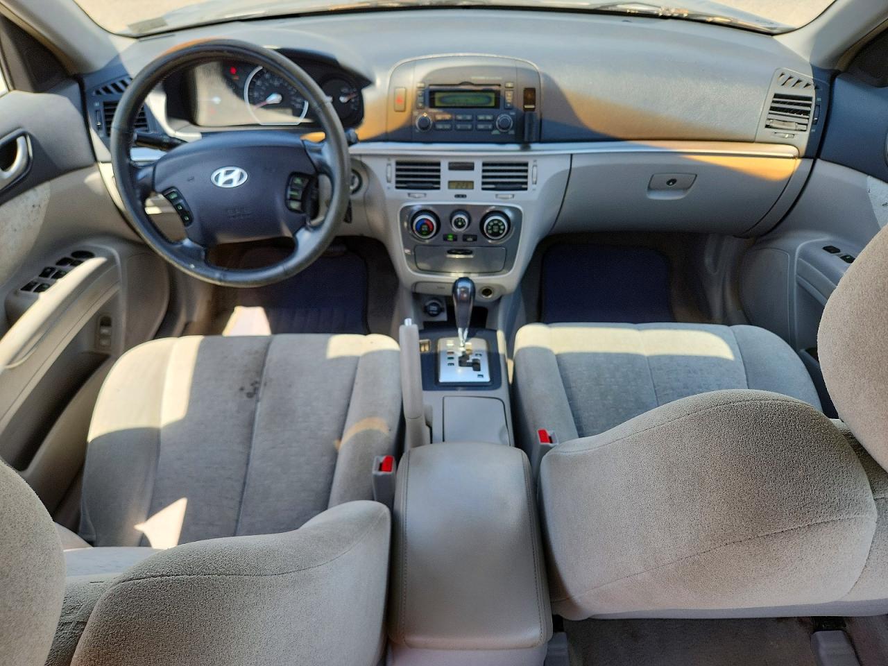 2007 Hyundai Sonata Gls Silver vin: 5NPET46C57H257335