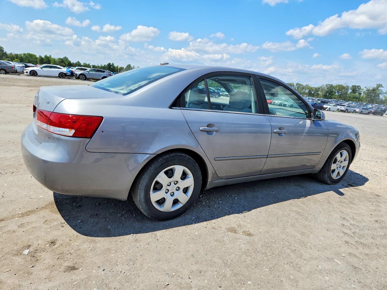 2007 Hyundai Sonata Gls Silver vin: 5NPET46C57H257335