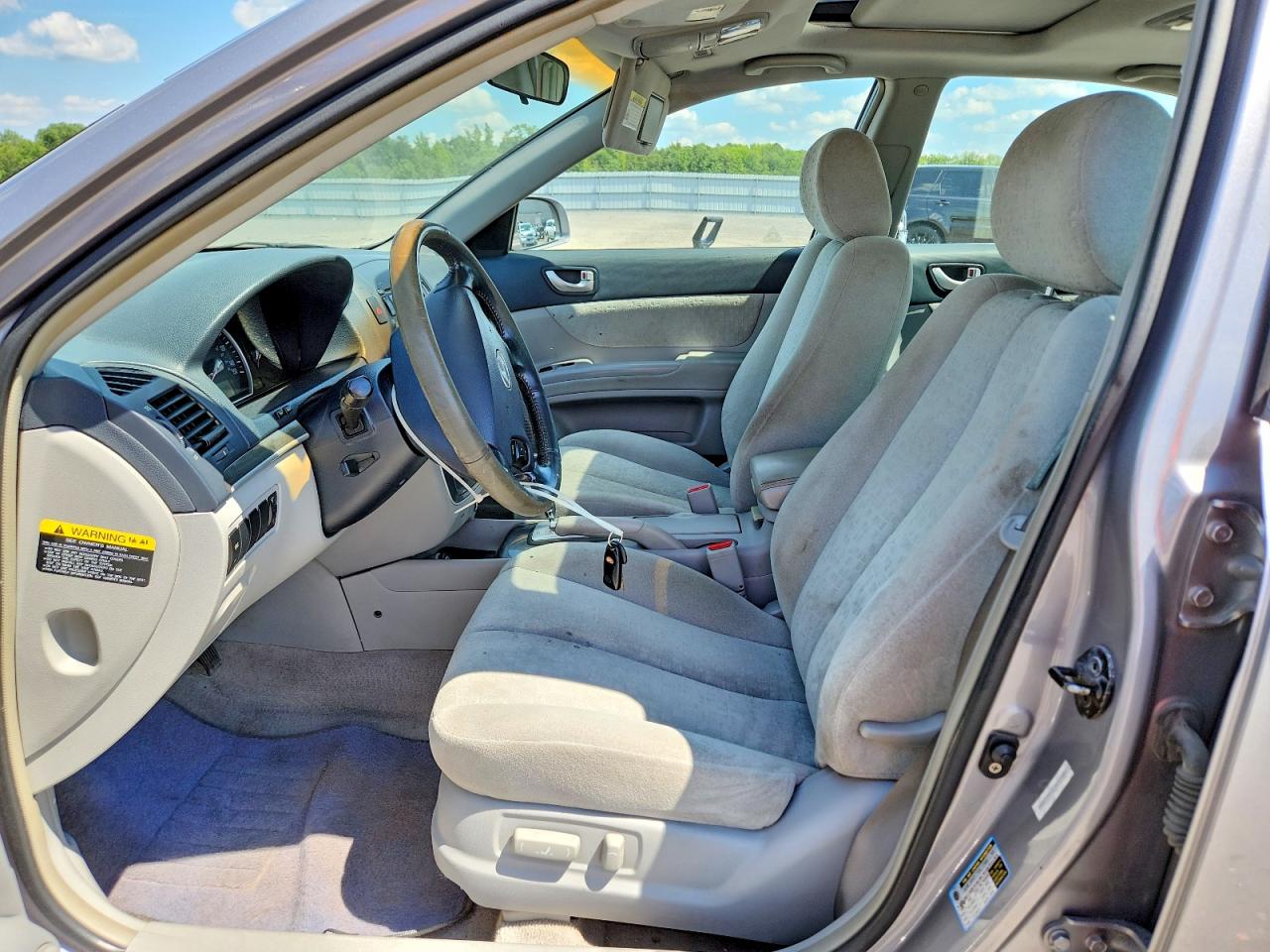 2007 Hyundai Sonata Gls Silver vin: 5NPET46C57H257335