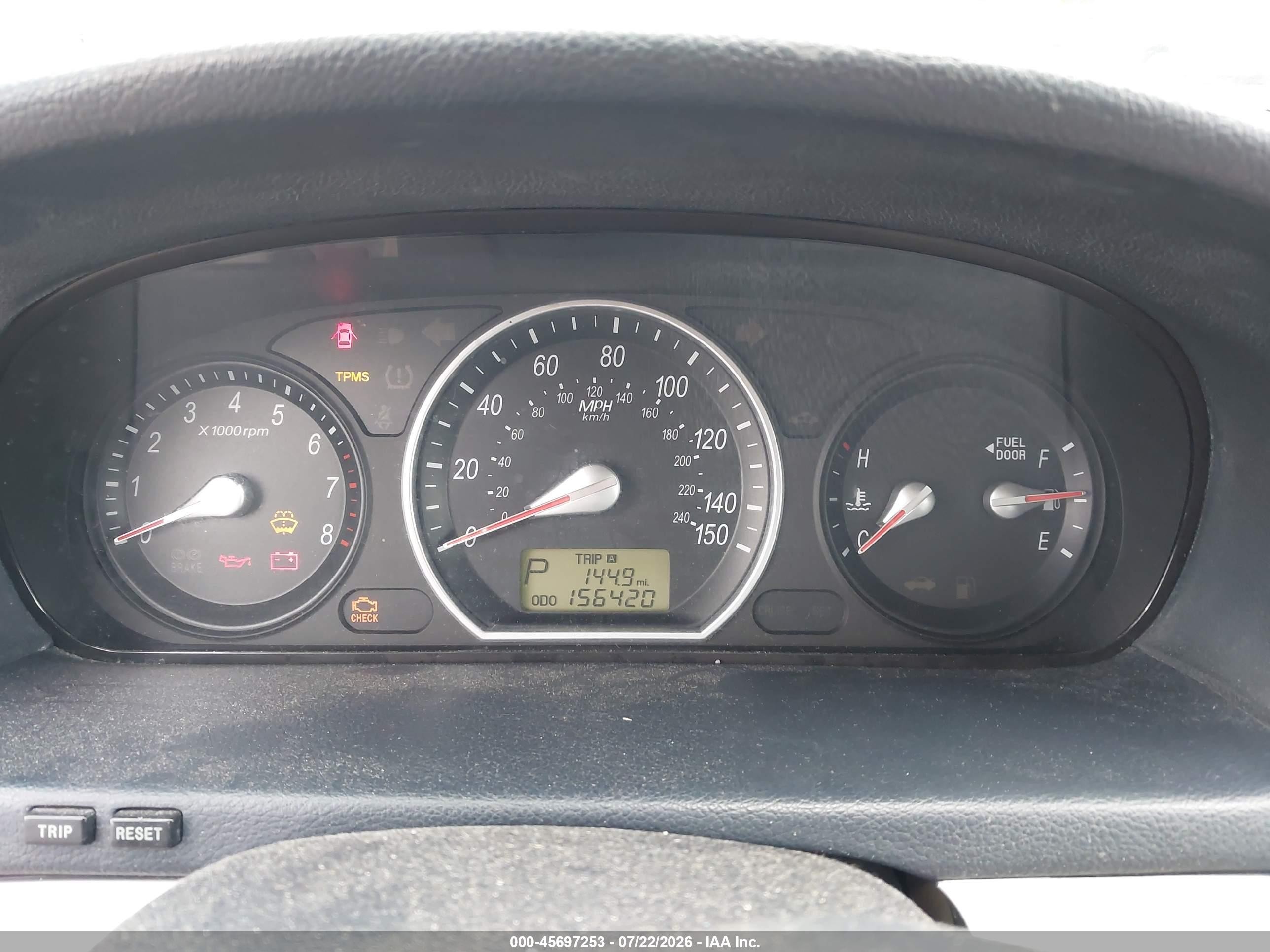 2007 Hyundai Sonata Gls/gls W/xm Silver vin: 5NPET46C57H269176