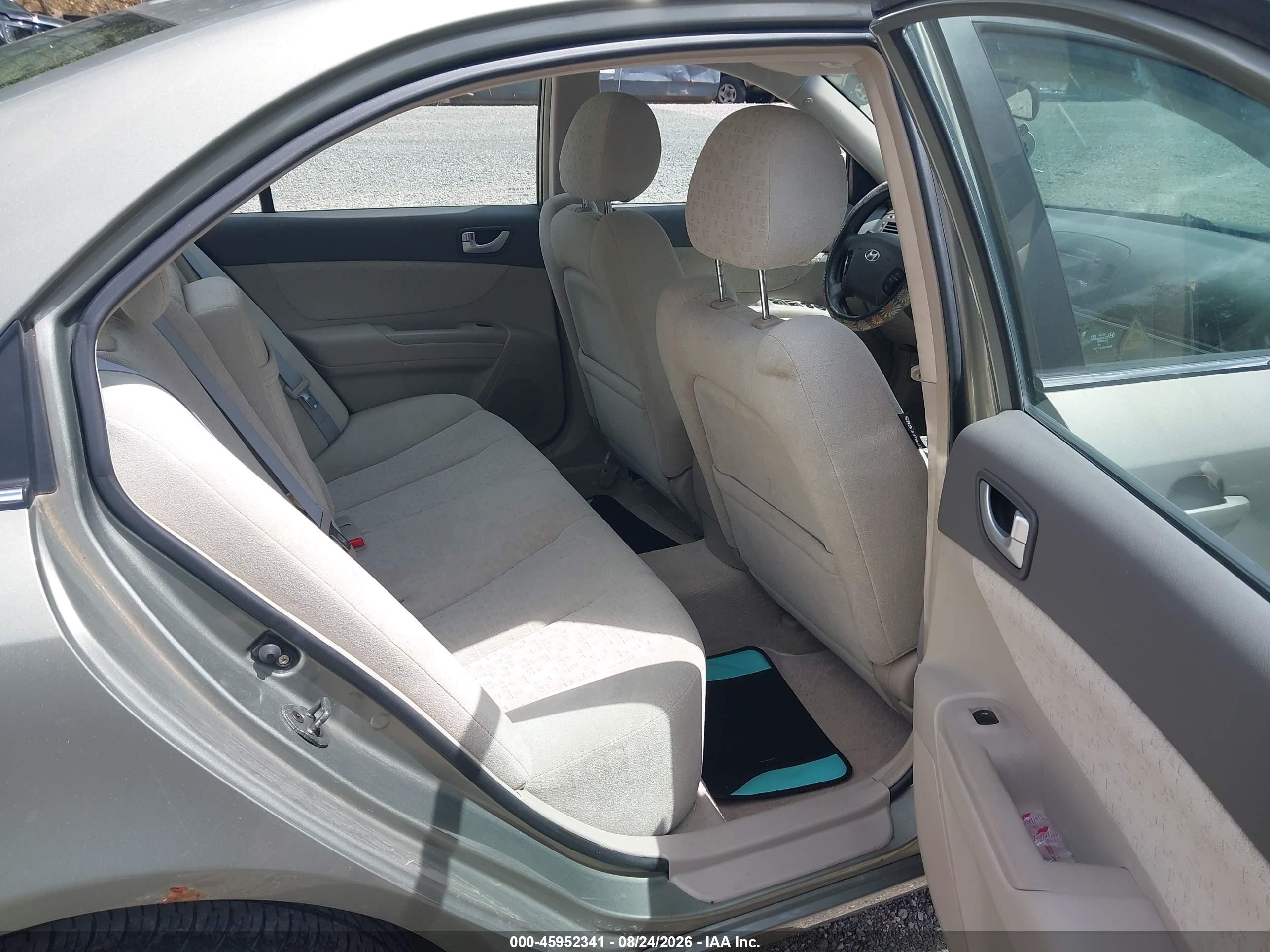 2007 Hyundai Sonata Gls/gls W/xm Зеленый vin: 5NPET46C57H283398