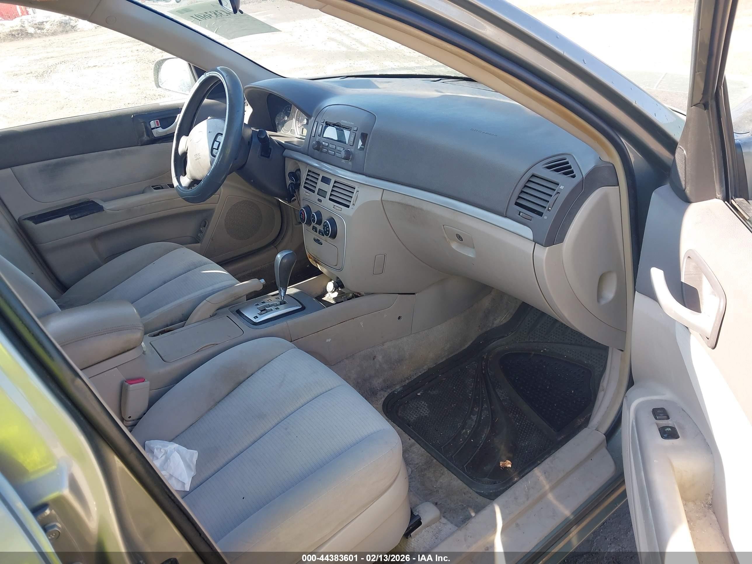 2008 Hyundai Sonata Gls Серый vin: 5NPET46C58H344119