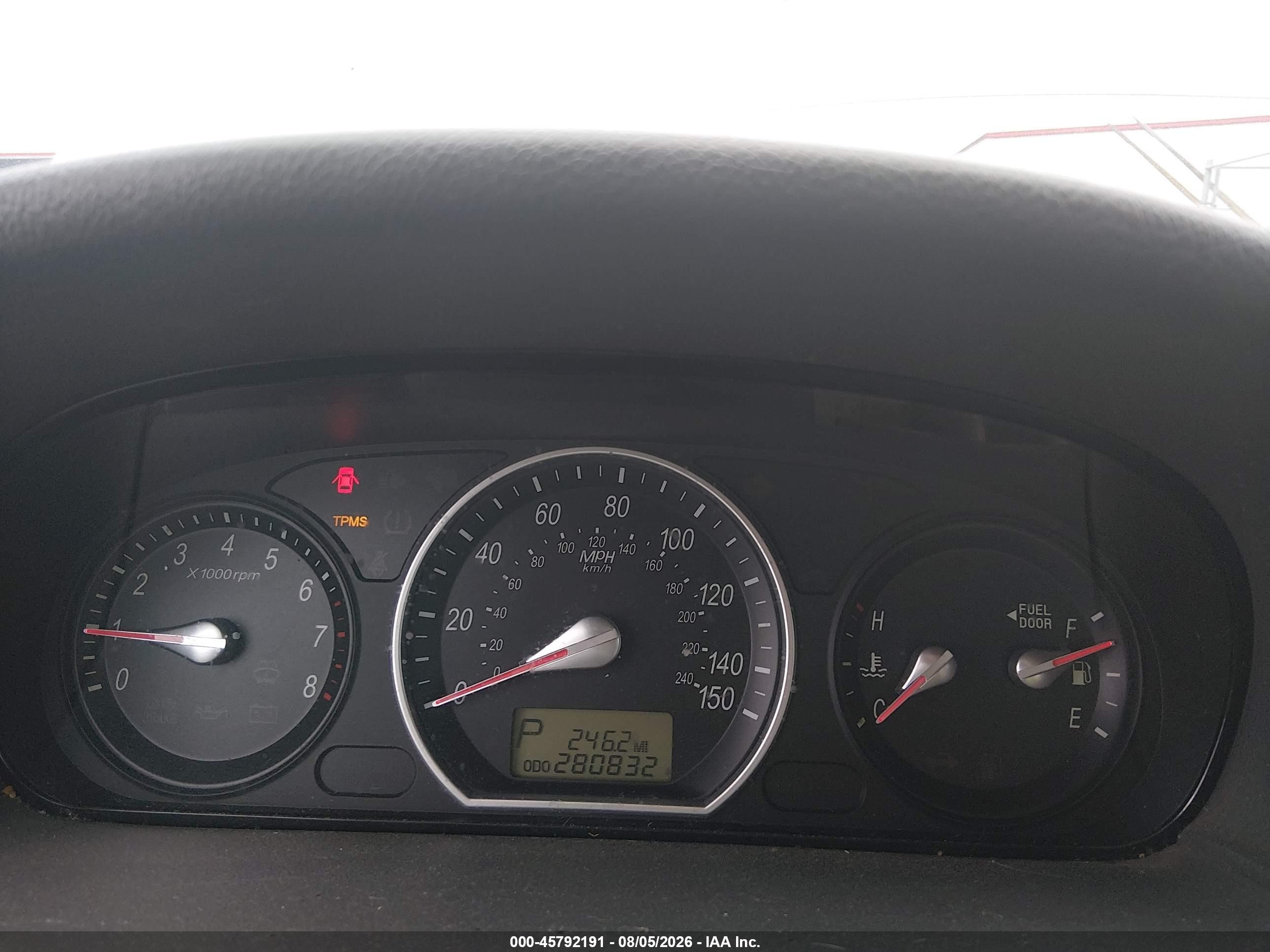 2008 Hyundai Sonata Gls White vin: 5NPET46C58H348901